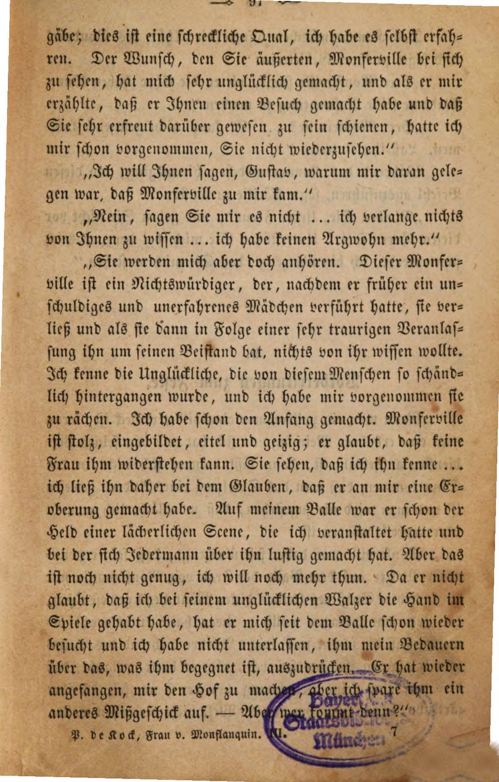 Cover of Frau von Monflanquin oder wie die That so der Lohn