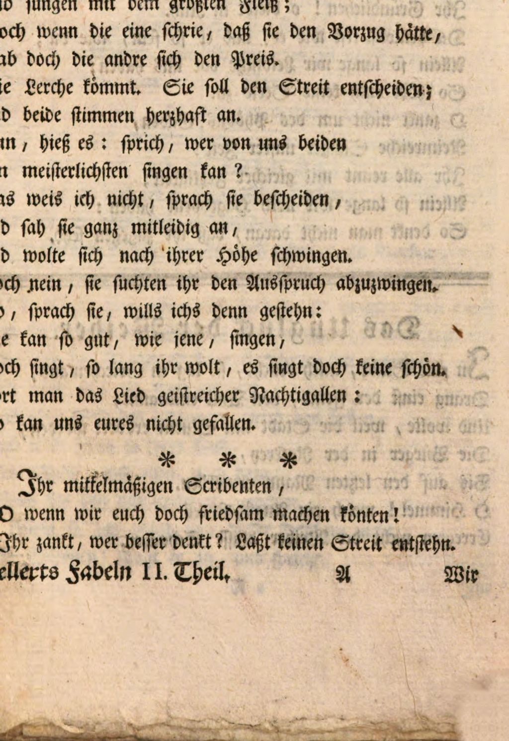 Cover of Fabeln und Erzählungen. Zweyter Theil