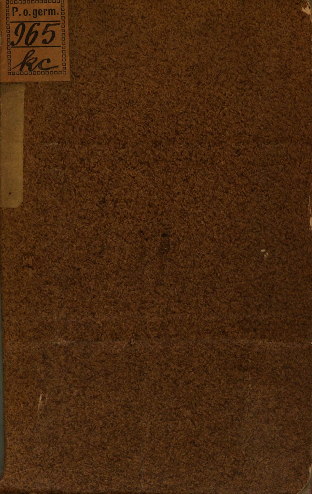 Cover of Germania