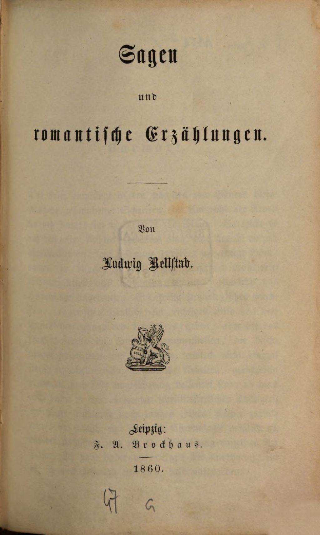 Cover of Gesammelte Schriften. 5, Sagen und romantische Erzählungen