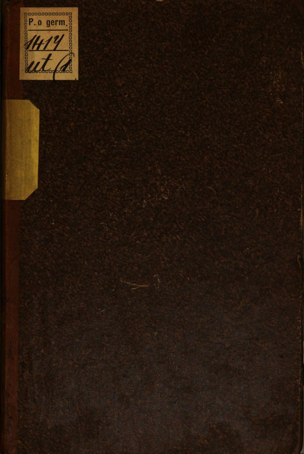 Cover of Die Bundesbrüder