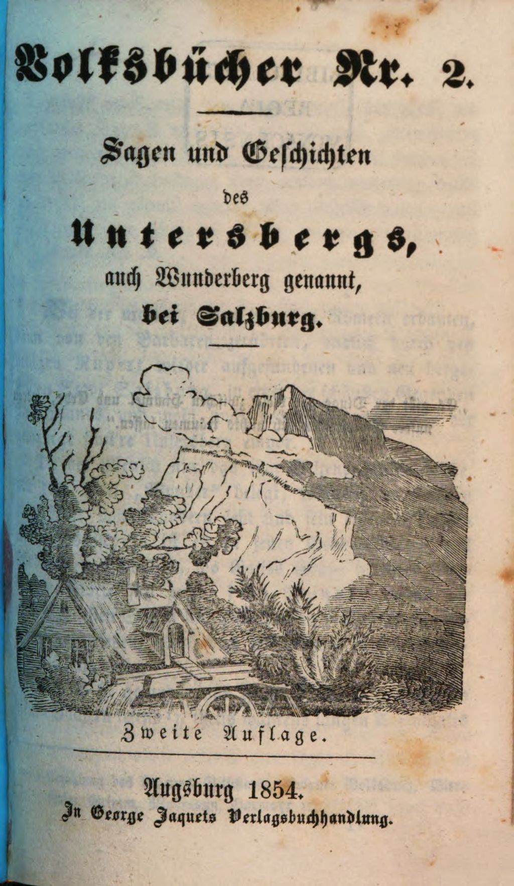 Cover of Sagen und Geschichten des Untersbergs, auch Wunderberg genannt, bei Salzburg