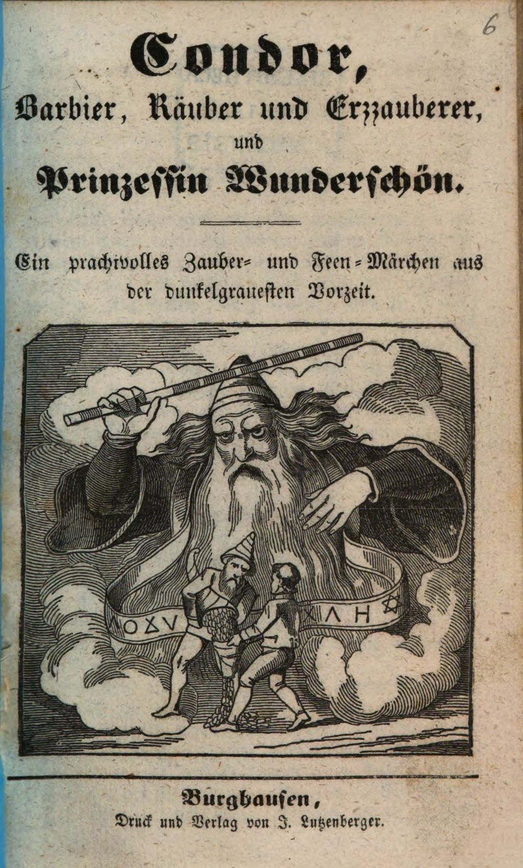 Cover of Condor, Barbier, Räuber und Erzzauberer, und Prinzessin Wunderschön