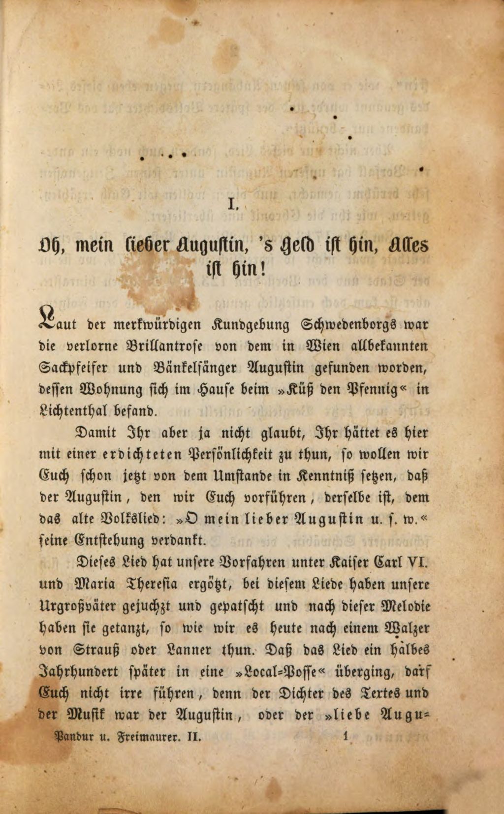 Cover of Pandur und Freimaurer