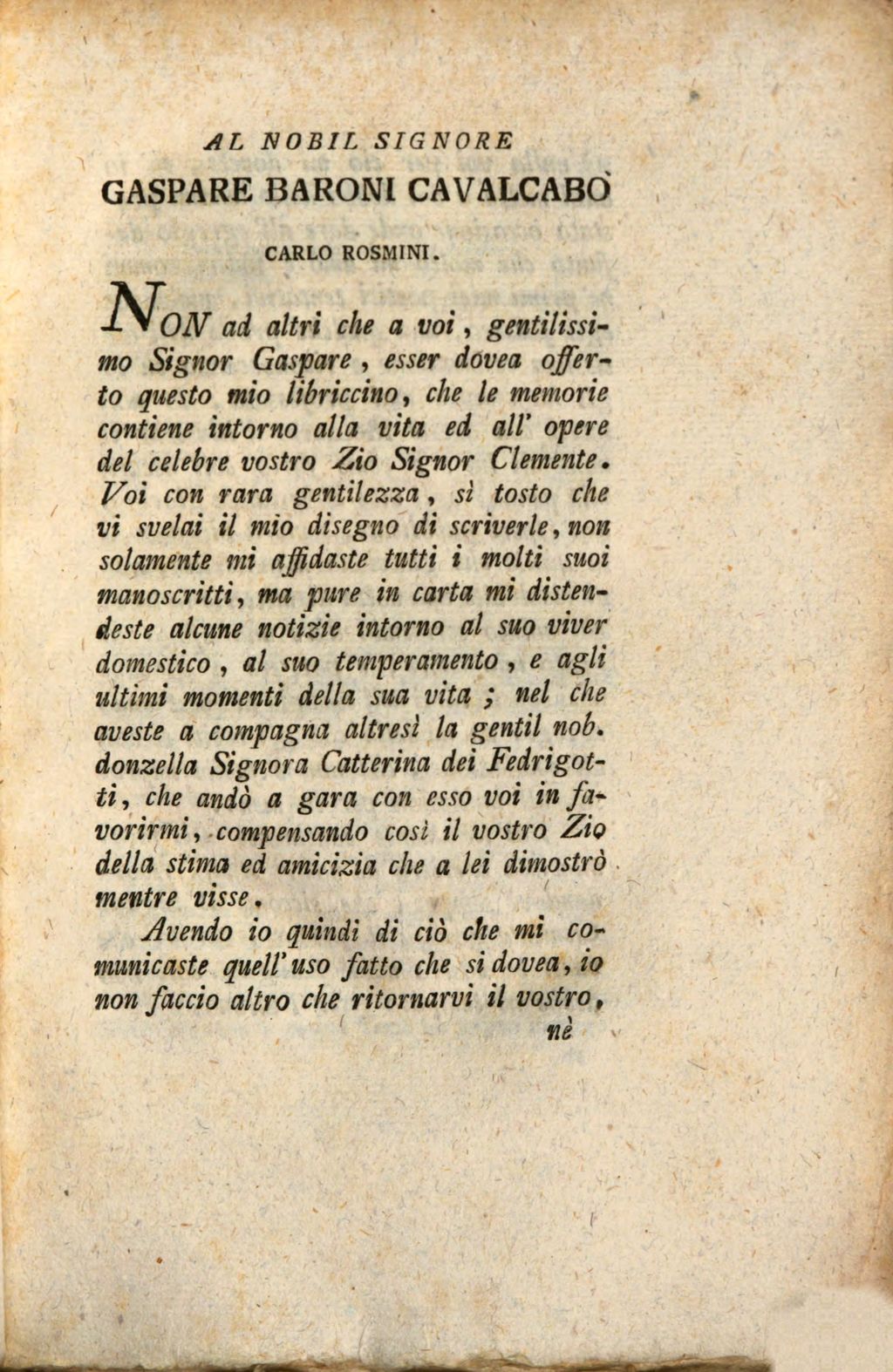 Cover of Memorie intorno alla vita e agli scritti di Clem. Baroni Cavalcabo