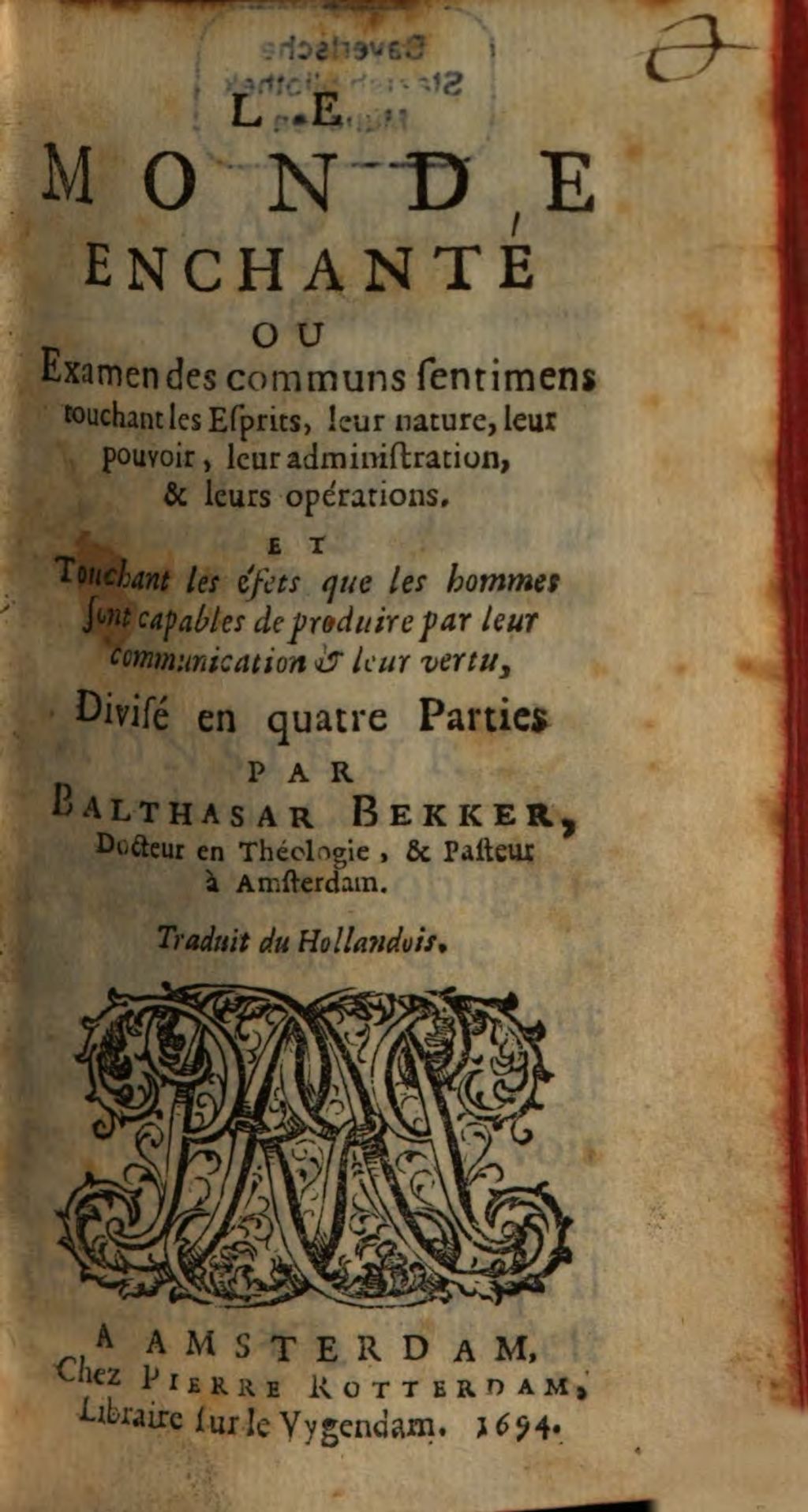 Cover of Le Monde Enchanté