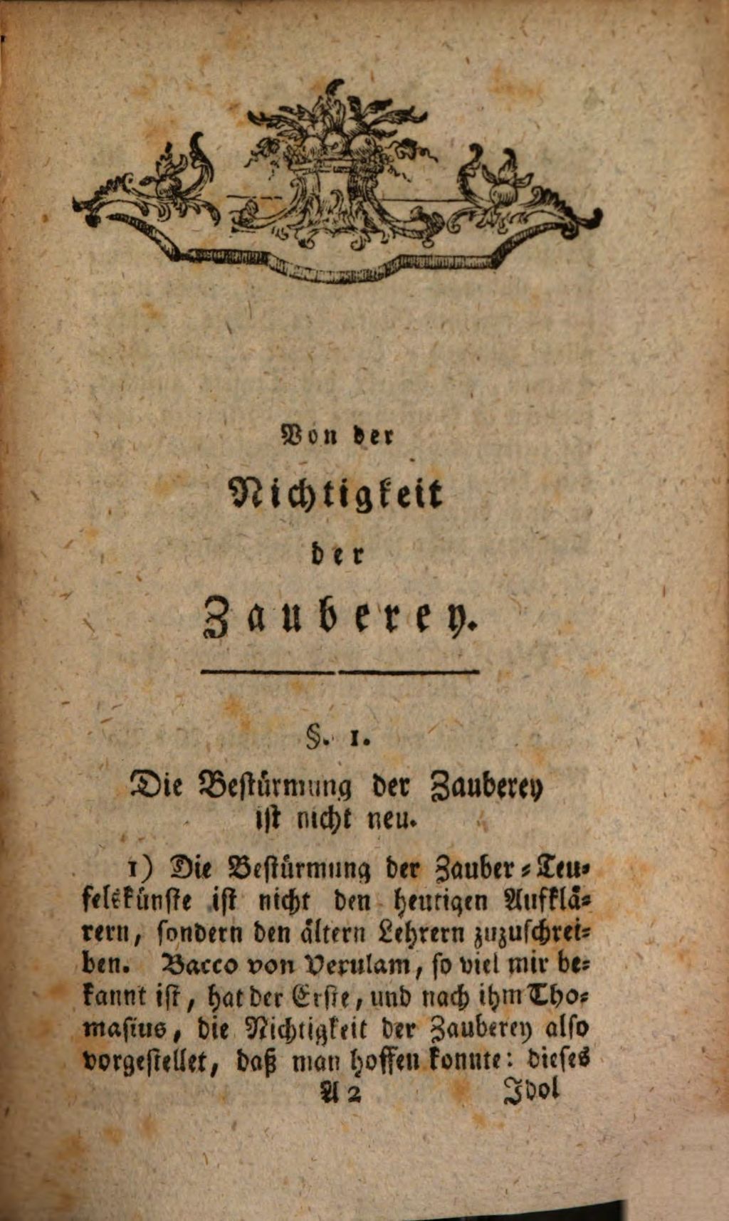 Cover of Ist die Nichtigkeit der Zauberey ganz erwiesen?