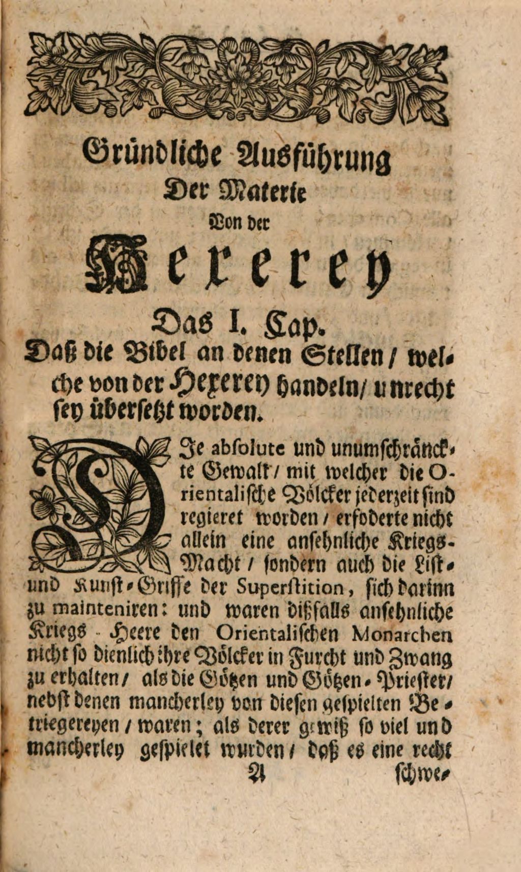 Cover of Johann Wagstaffs Gründlich Ausgeführte Materie Von der Hexerey Oder: Die Meynung derer jenigen so da glauben, daß es Hexen gebe; Deutlich widerlegt und mit vernünfftigen Anmerckungen über jedes Capitel erläutert. Aus dem Englischen übersetzt