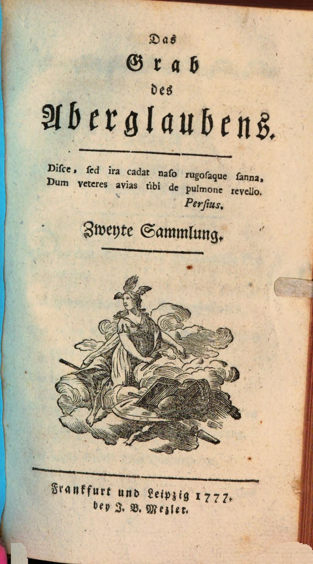 Cover of Das Grab des Aberglaubens. 2