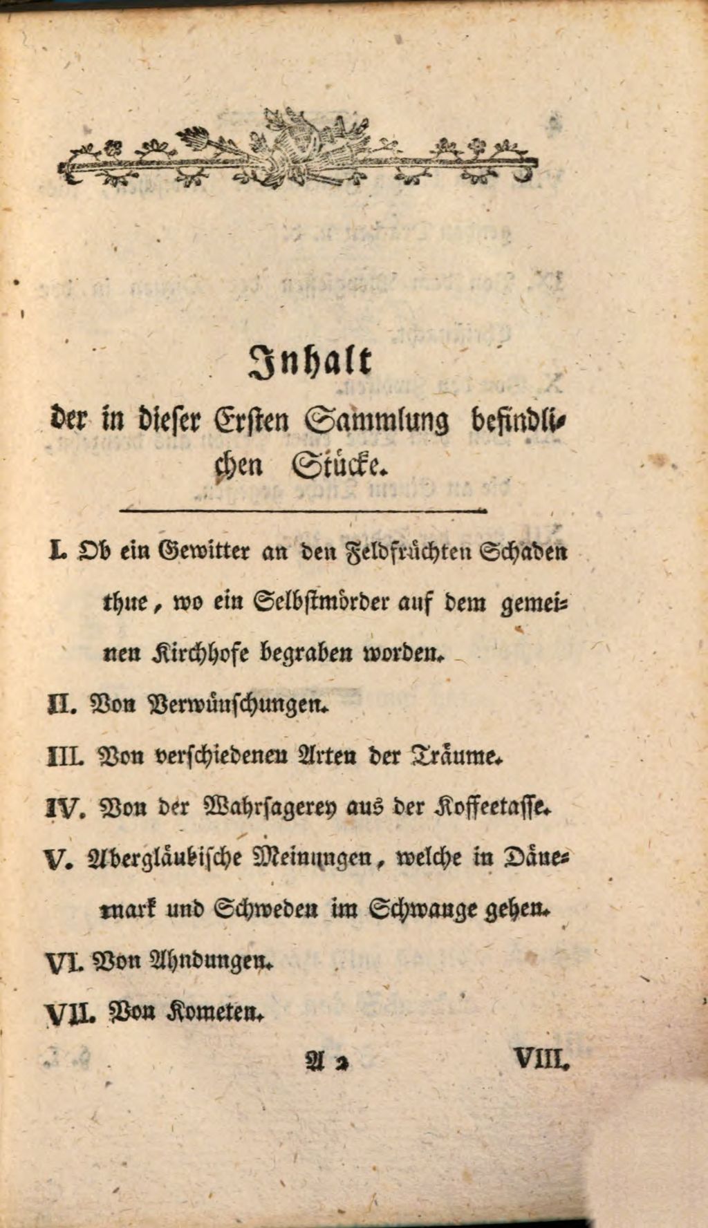 Cover of Das Grab des Aberglaubens. Erste Sammlung