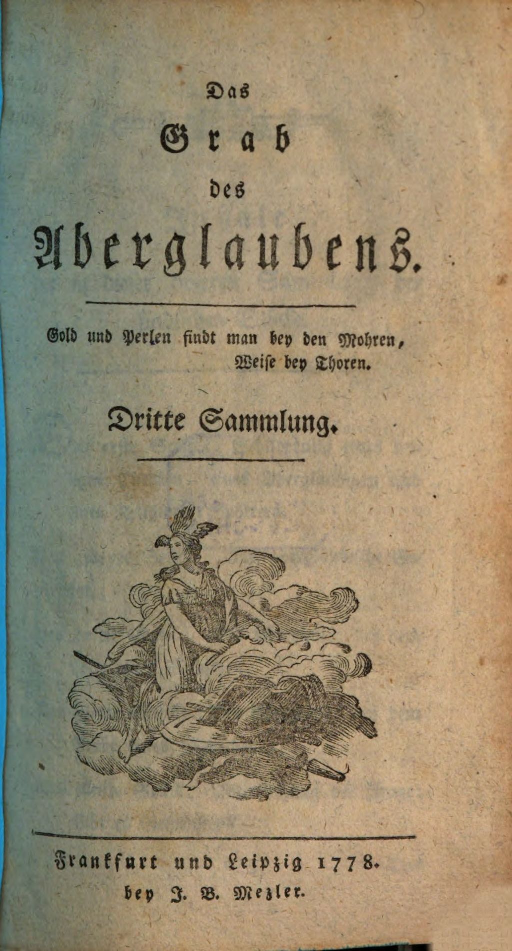 Cover of Das Grab des Aberglaubens. Dritte Sammlung