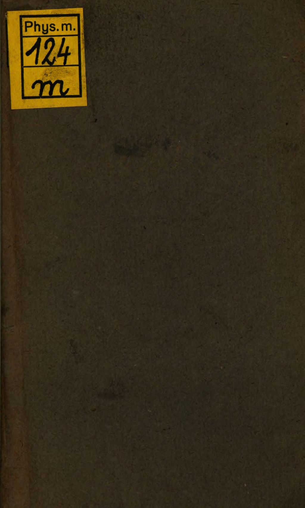 Cover of Johann Gottlob Krügers Gedancken vom kalten Winter des Jahres 1740