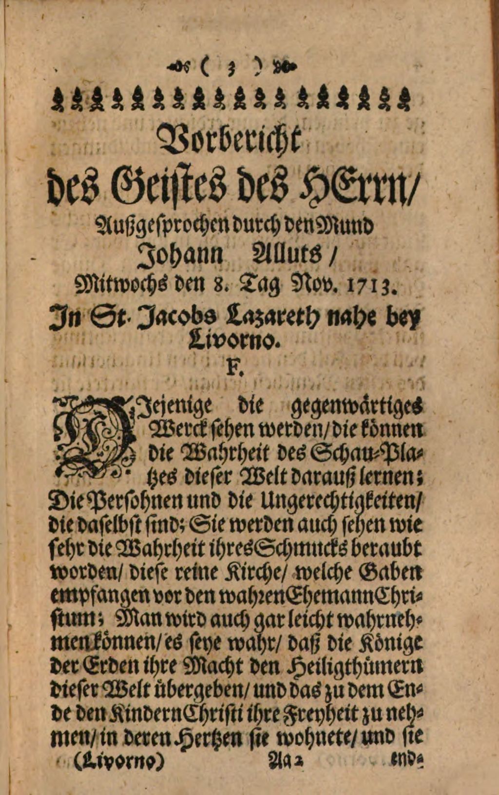Cover of Wenn ihr werdet Verwüstet haben, So werdet ihr verwüstet werden: Denn Das Licht ist in der Finsterniss erschienen, Dieselbige zu vertreiben