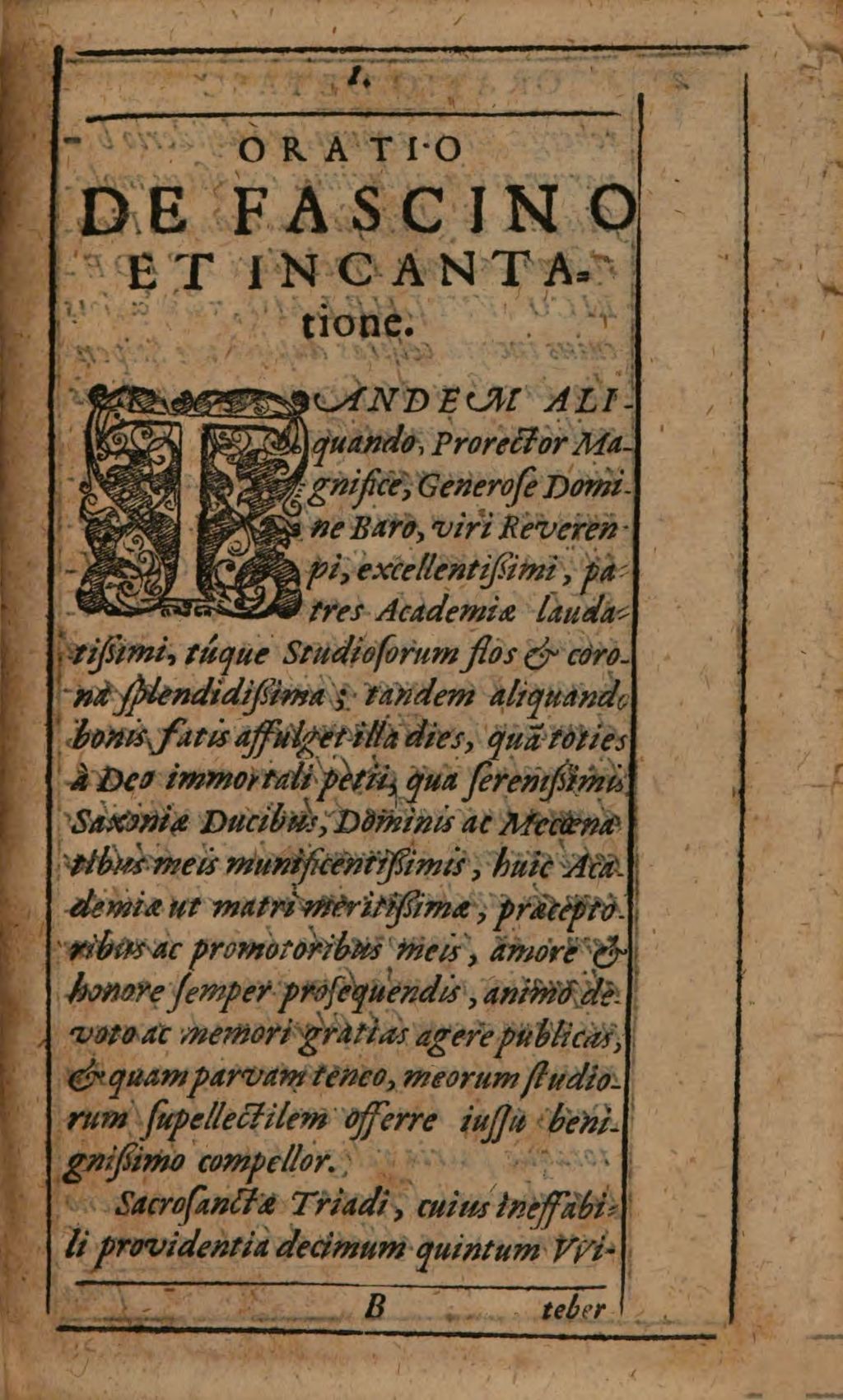 Cover of Dissertatio de Fascino et Incantatione