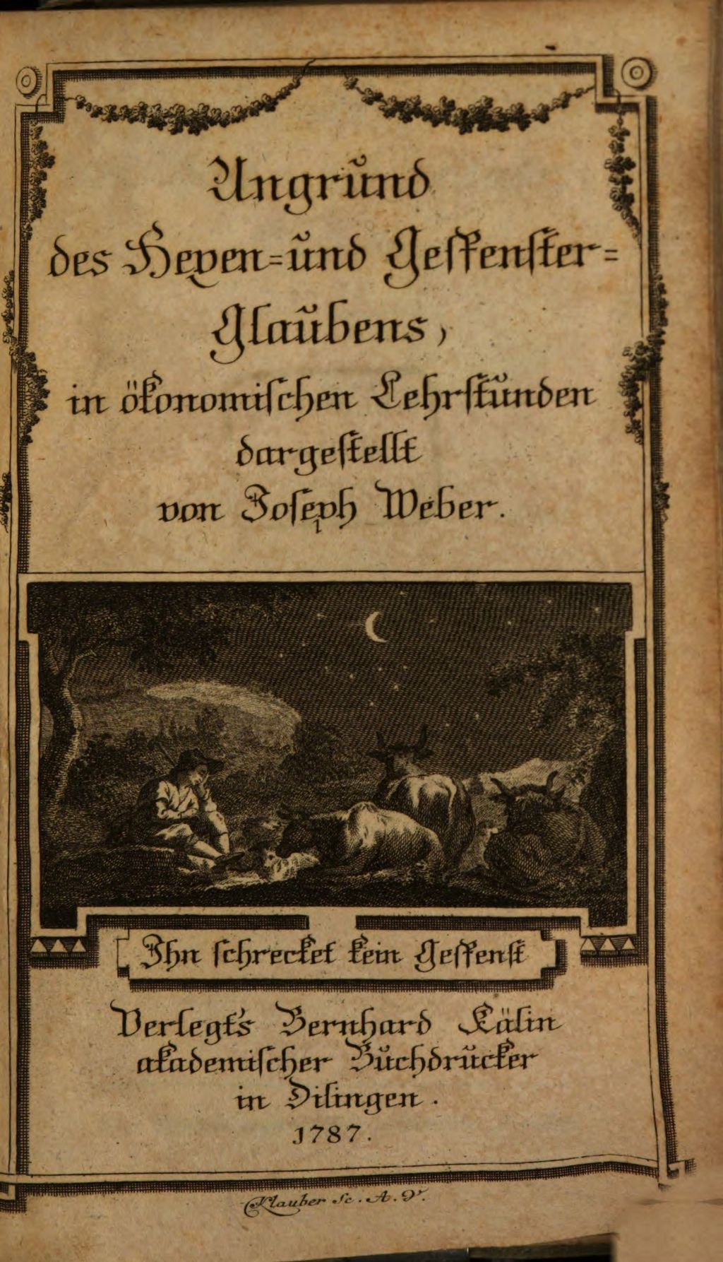 Cover of Ungrund des Hexen und Gespenster-Glaubens