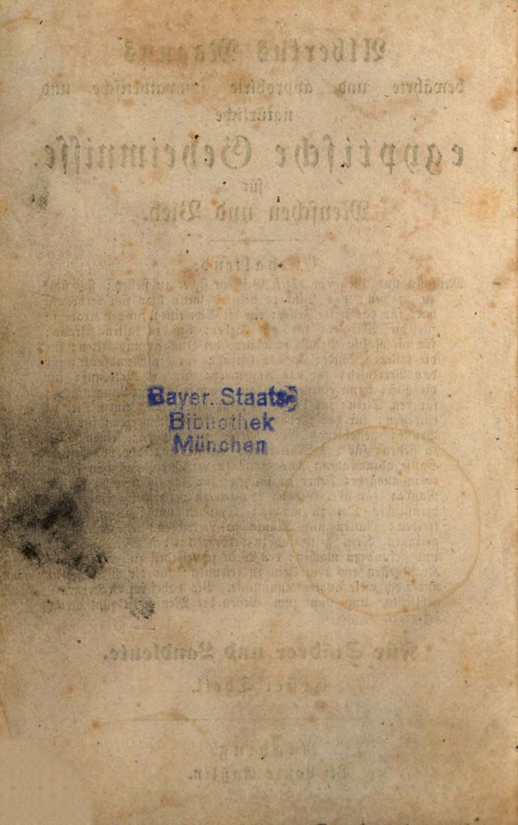 Cover of Albertus Magnus bewährte und approbirte sympathetische und natürliche egyptische Geheimnisse für Menschen und Vieh. 1
