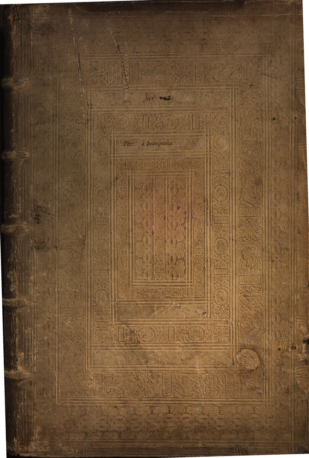 Cover of Petri A Bella Pertica, Galli, Ivreconsvlti Vetvstissimi Ac Svbtilissimi, Commentaria In Digestvm Novvm, Videlicet Ad XLIII. XLIIII. XLV. XLVI. ET XLIX. Pandectarvm Libros