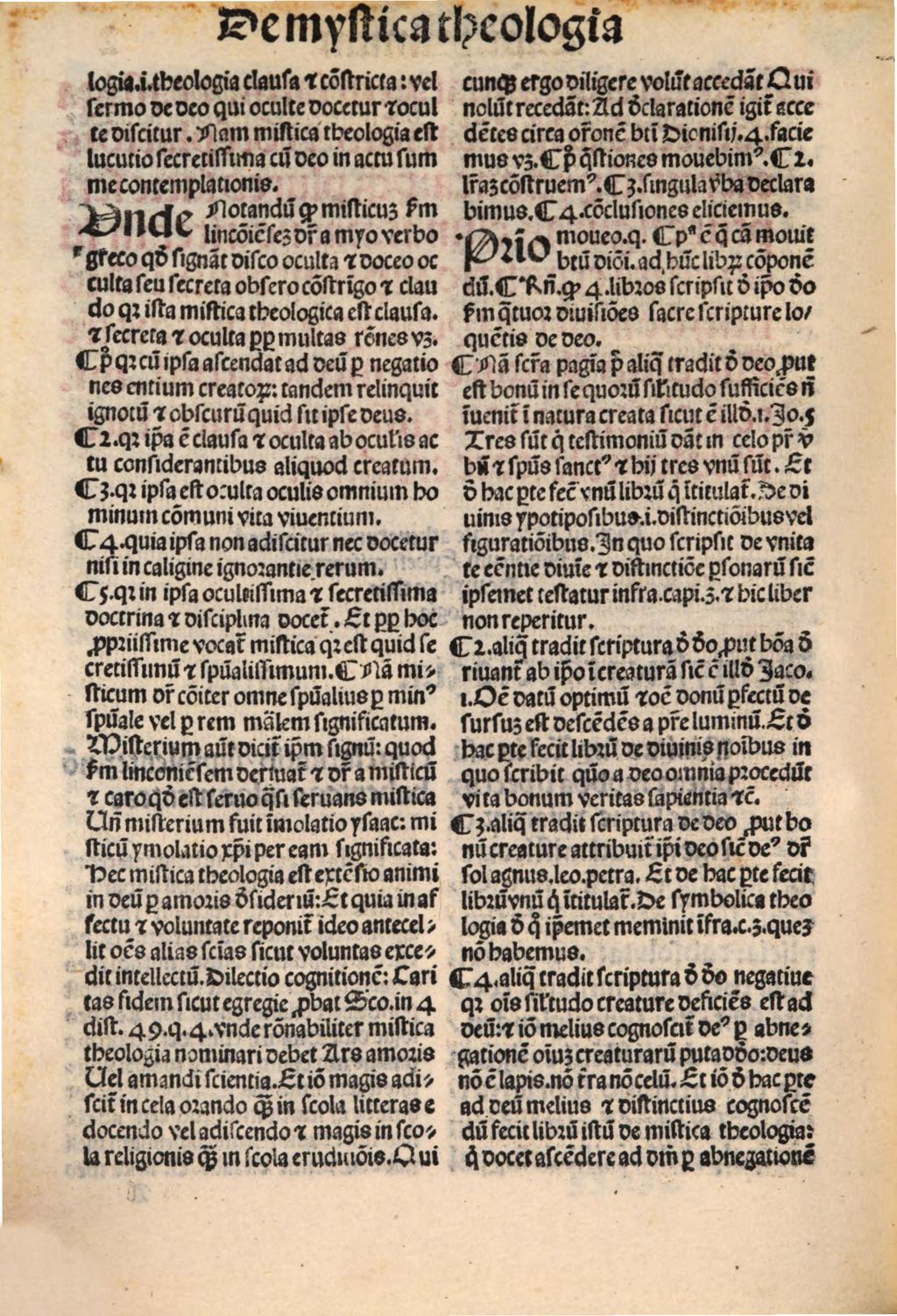 Cover of In Theologiam mysticum D. Dionysii commentar