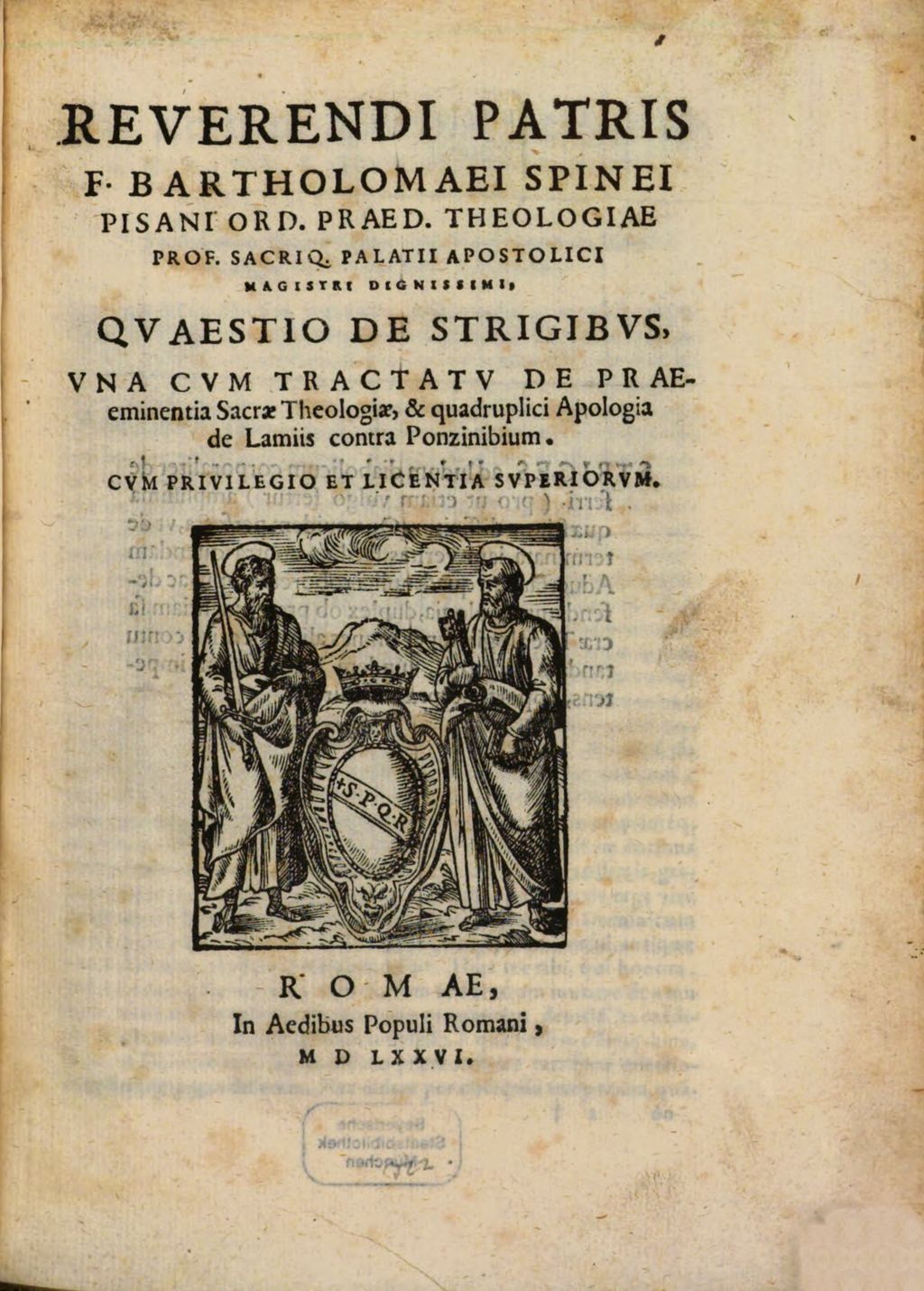 Cover of Quaestio de strigibus