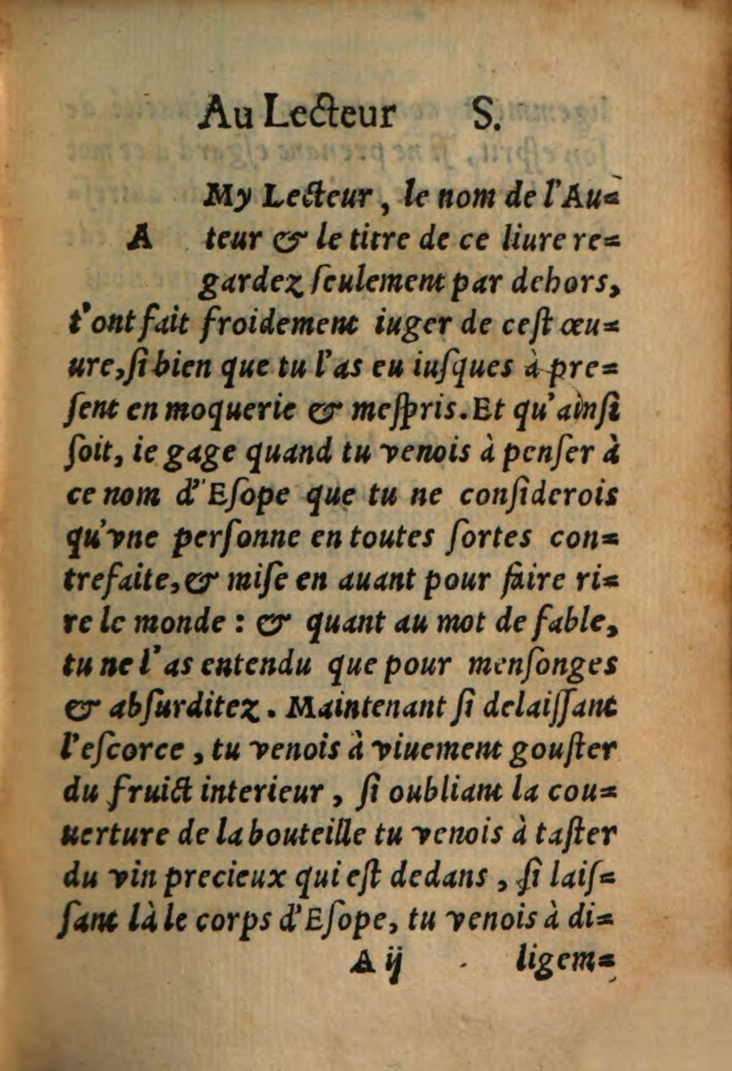 Cover of La vie et les fables d'Esope