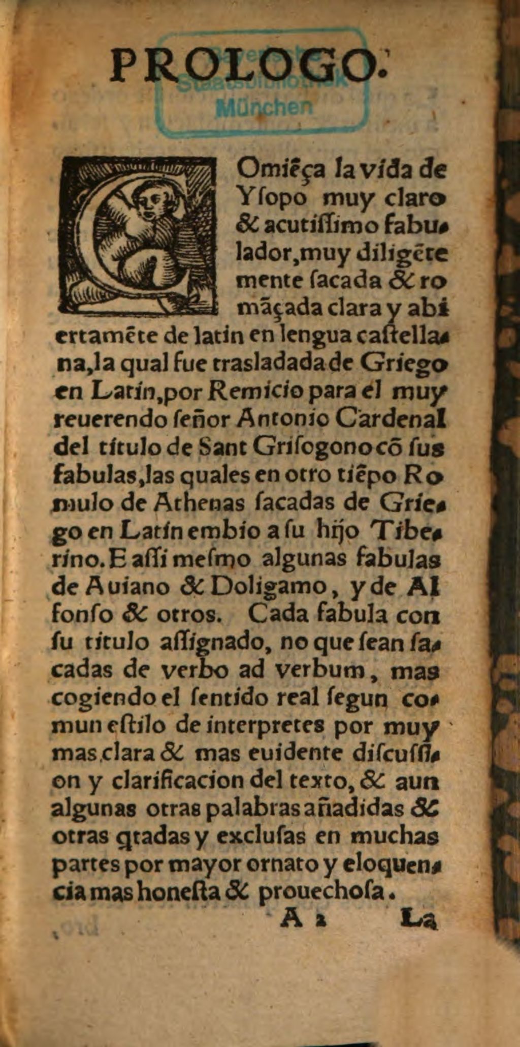 Cover of Las fabulas de Esopo