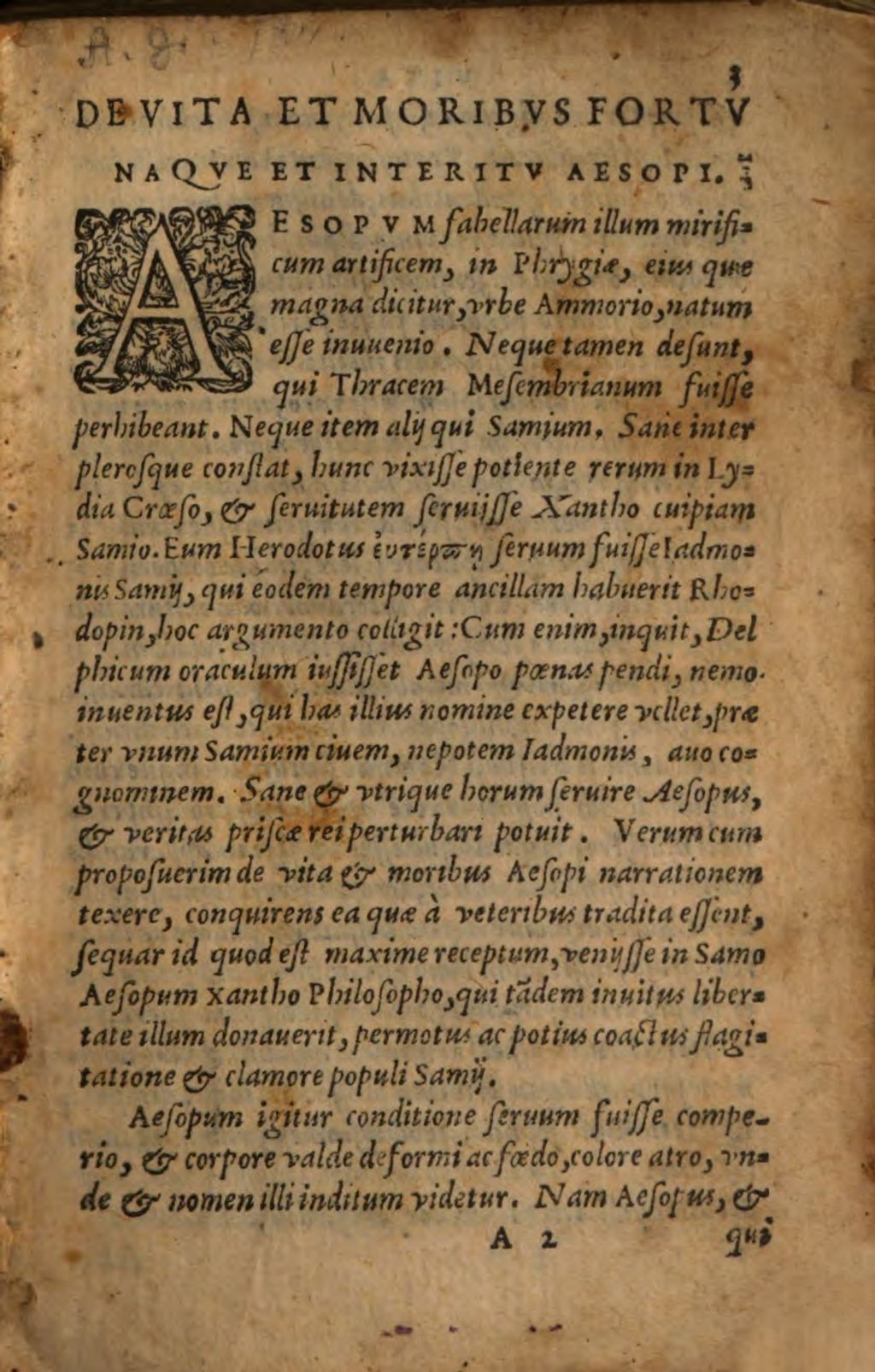 Cover of Aesopi et aliorum fabulae
