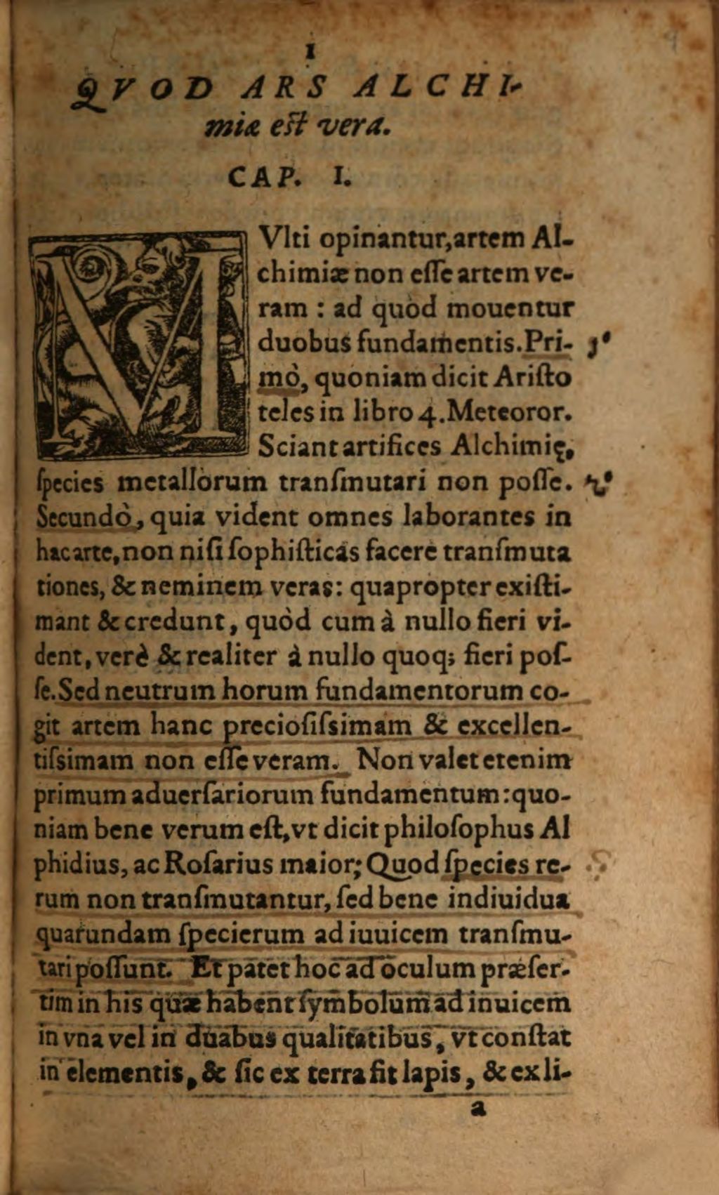 Cover of Lavrentii Ventvrae Veneti, Artivm Et Medicinae Doct. De Ratione conficiendi Lapidis philosophici, liber Vnus