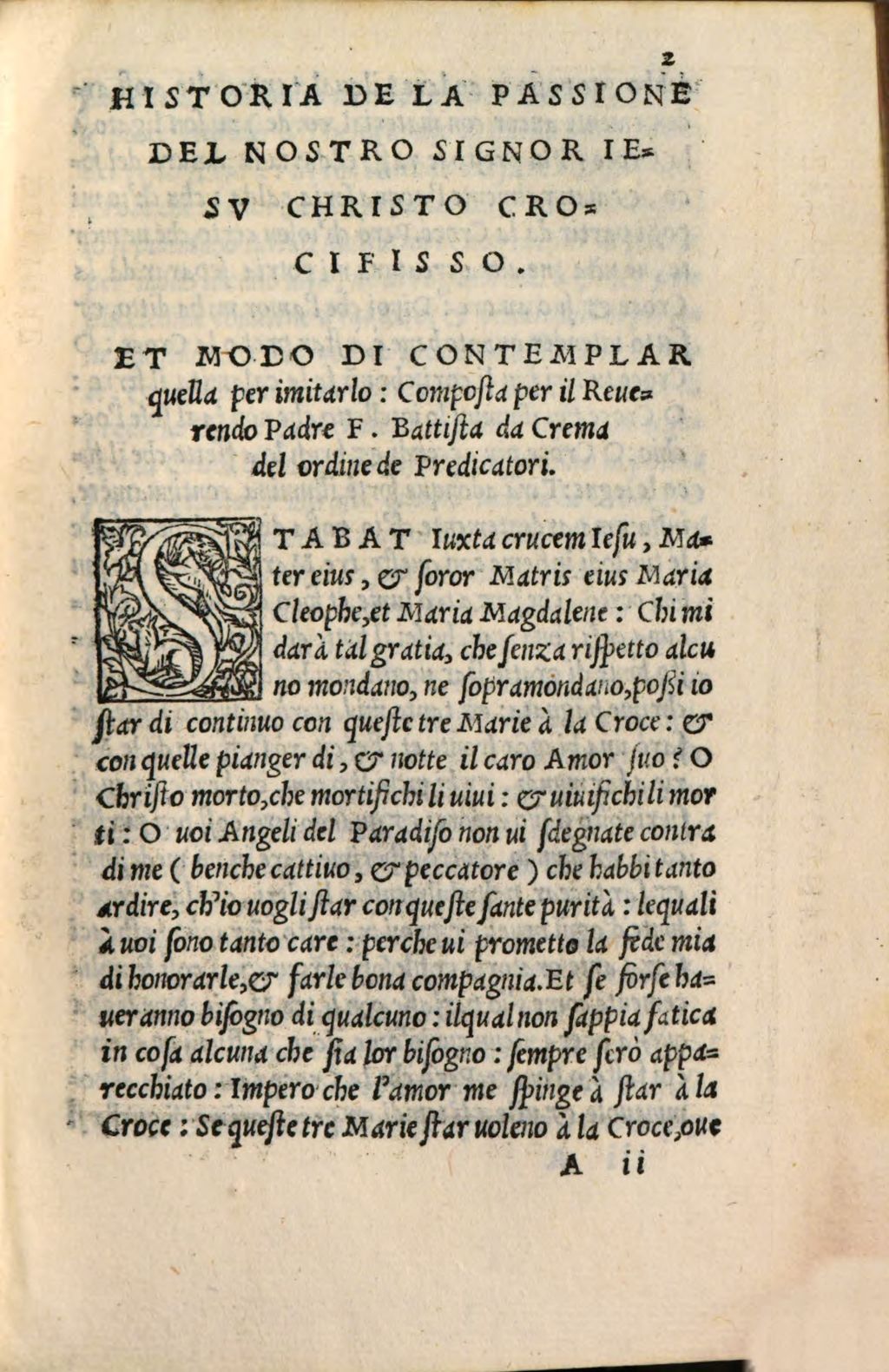 Cover of Filosofia divina ... Historia della passione de nostro Signor Jesu Christo crocifisso
