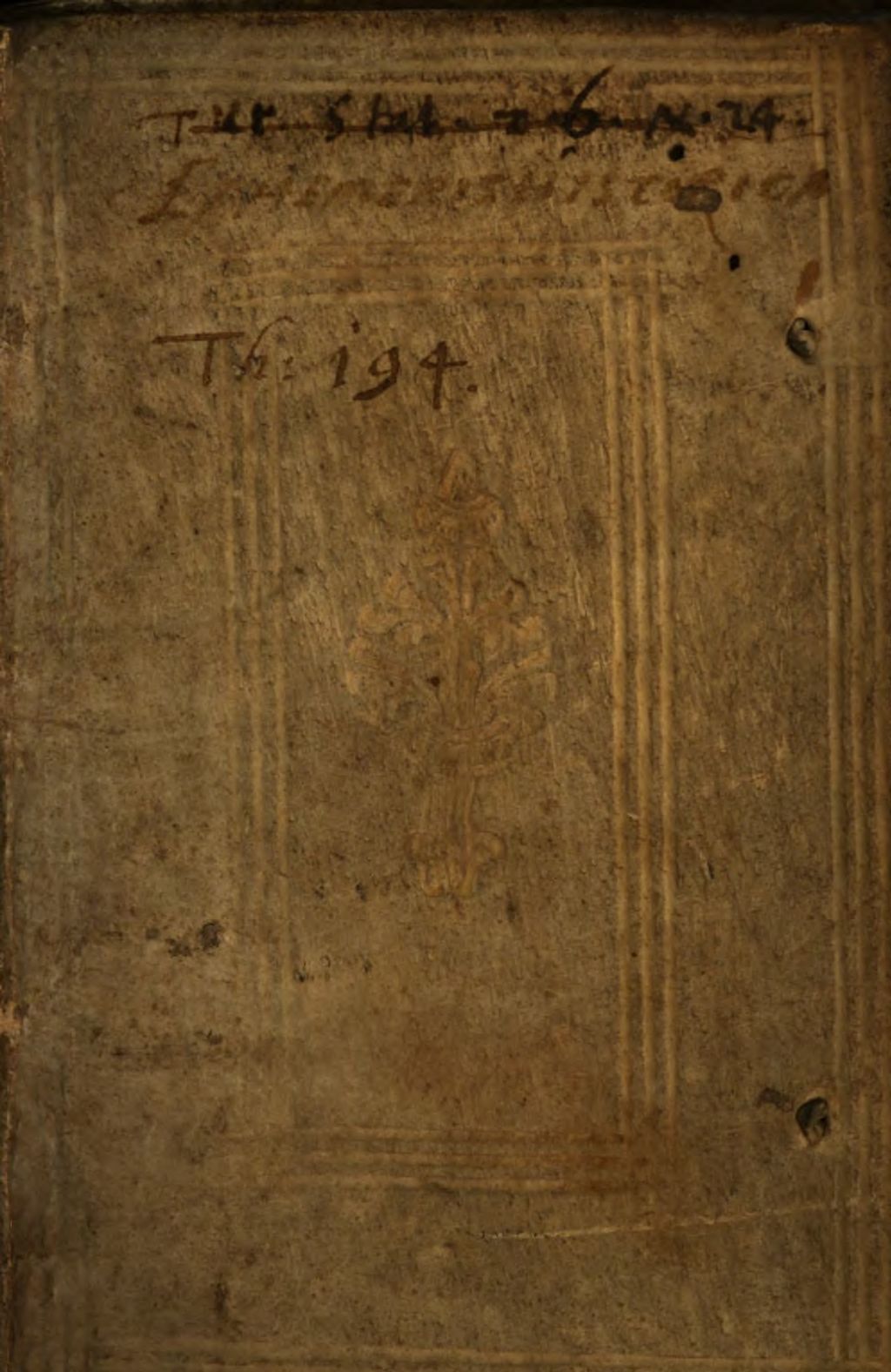 Cover of Ephemeris historica