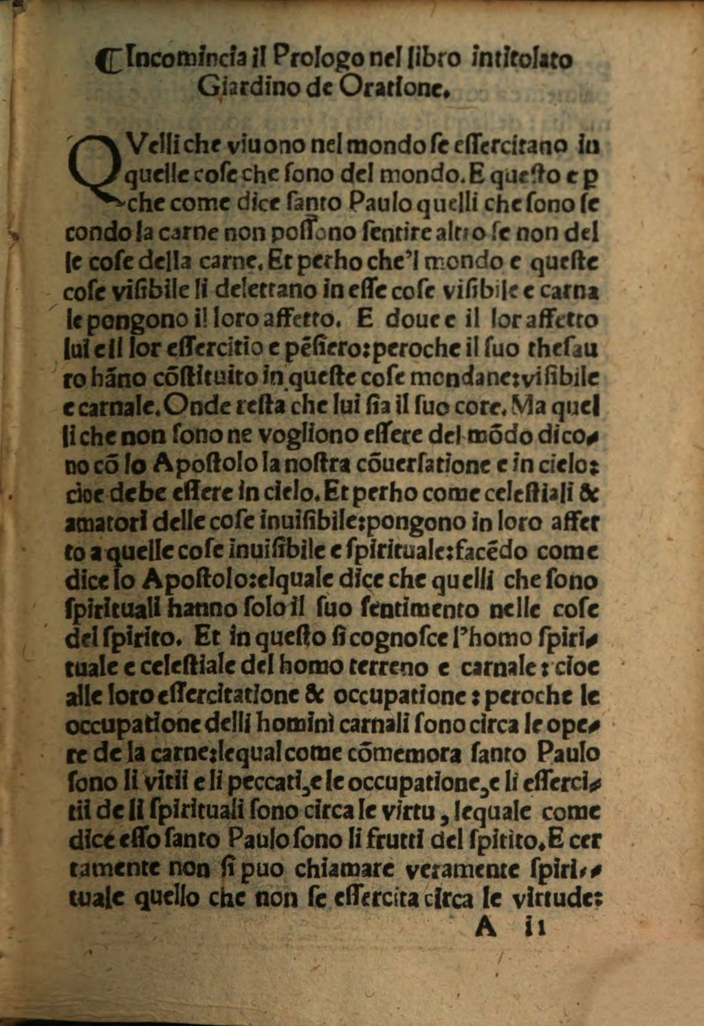 Cover of Libro devoto e fruttuoso a ciascun fedel Christiano, chiamato Giardino de orationi