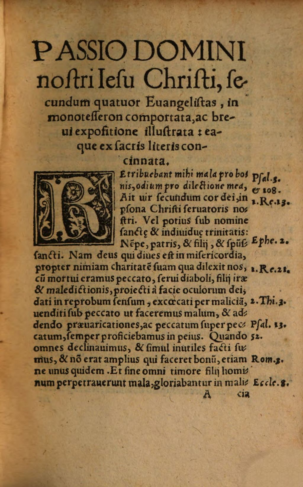 Cover of Passio Domini Nostri Iesu Christi in Monotessaron comportata