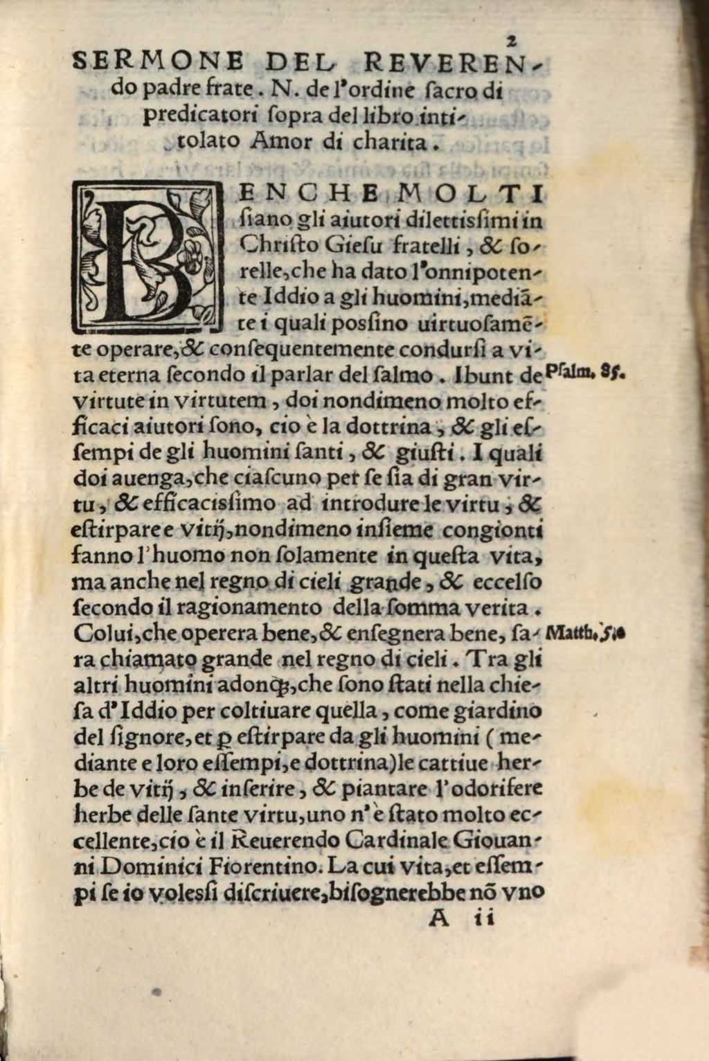 Cover of Trattato de la Charita