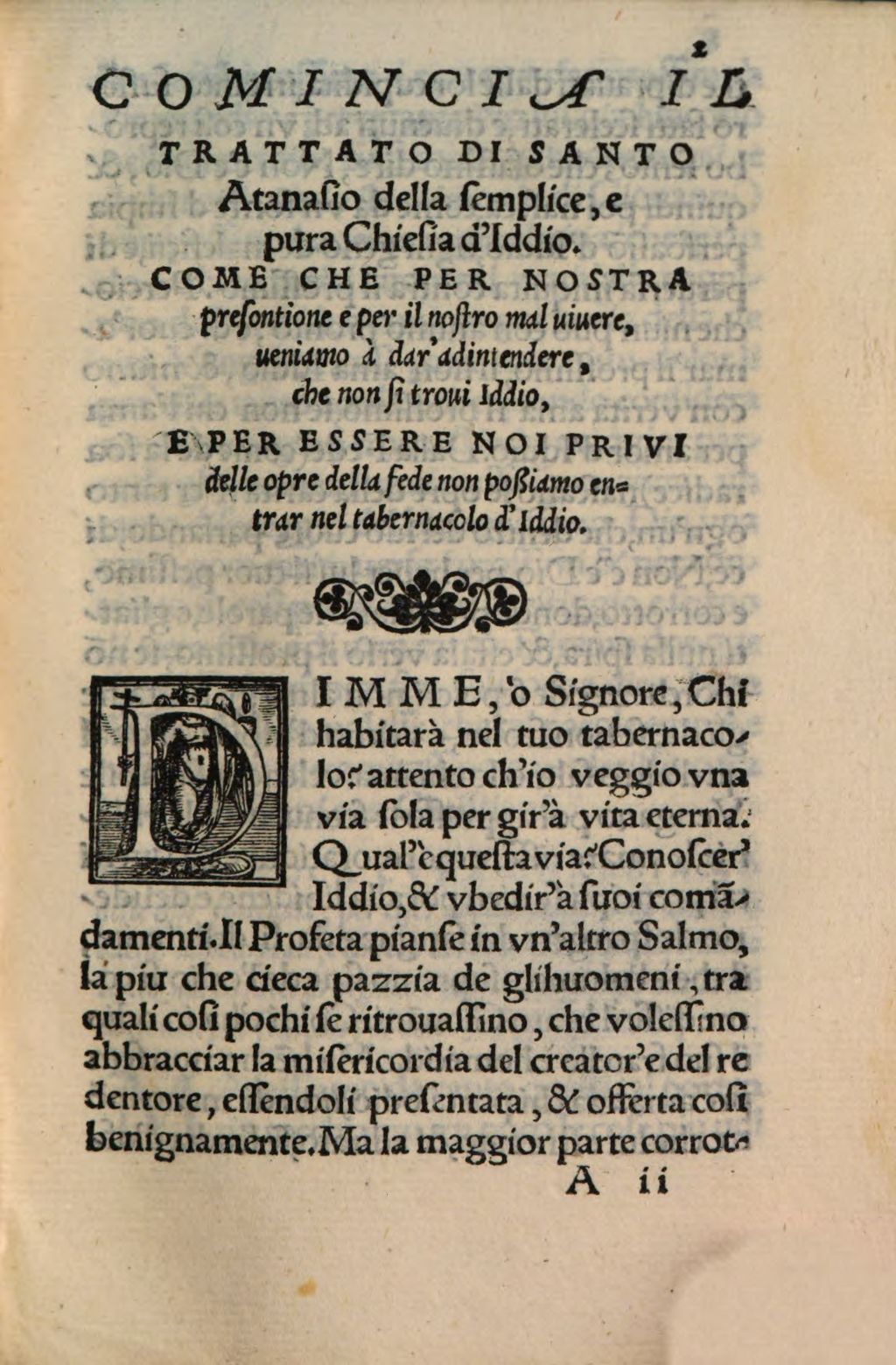 Cover of Trattato della semplice e pura chiesa d'Iddio