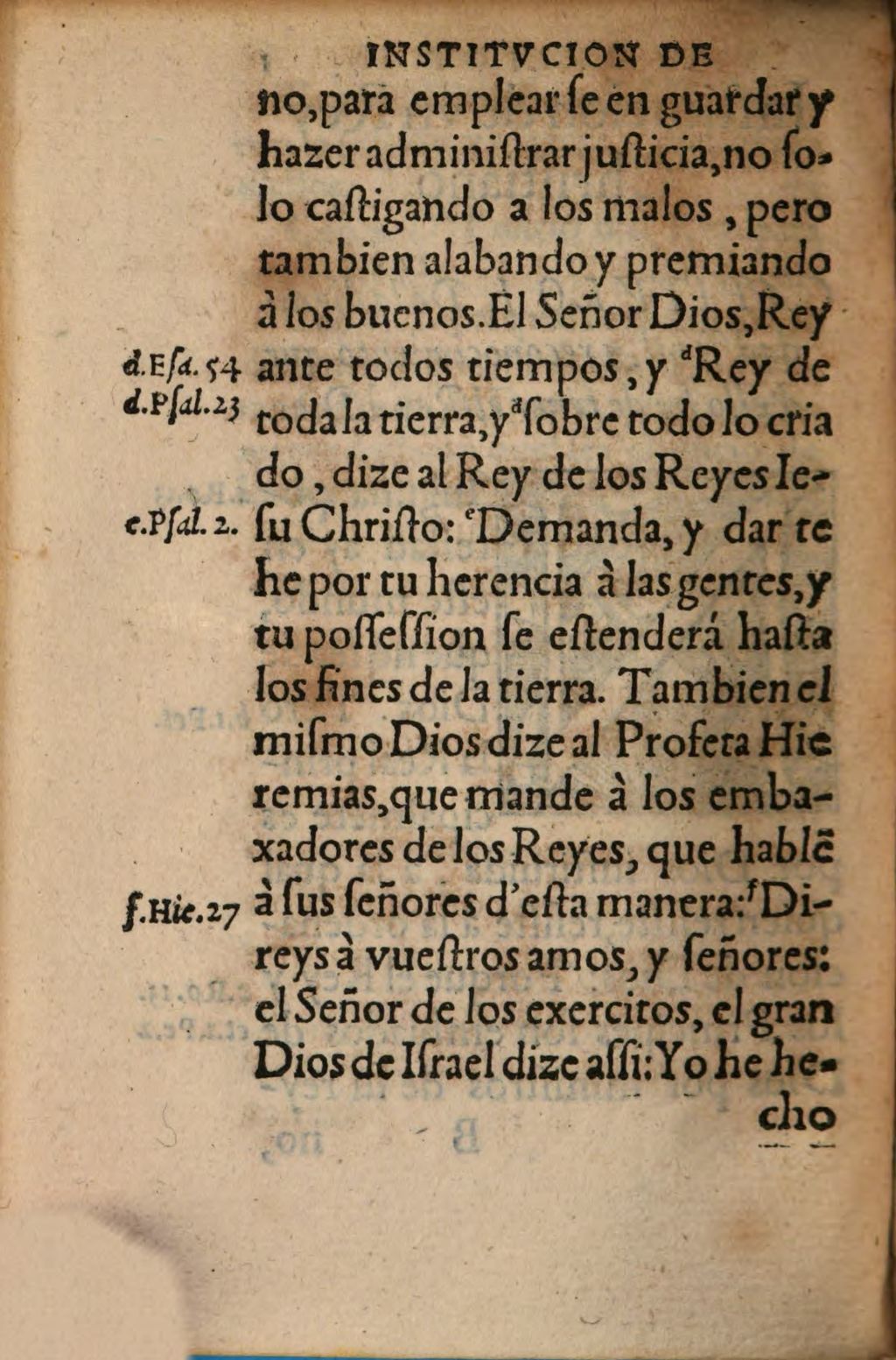 Cover of Institution de un Rey christiano