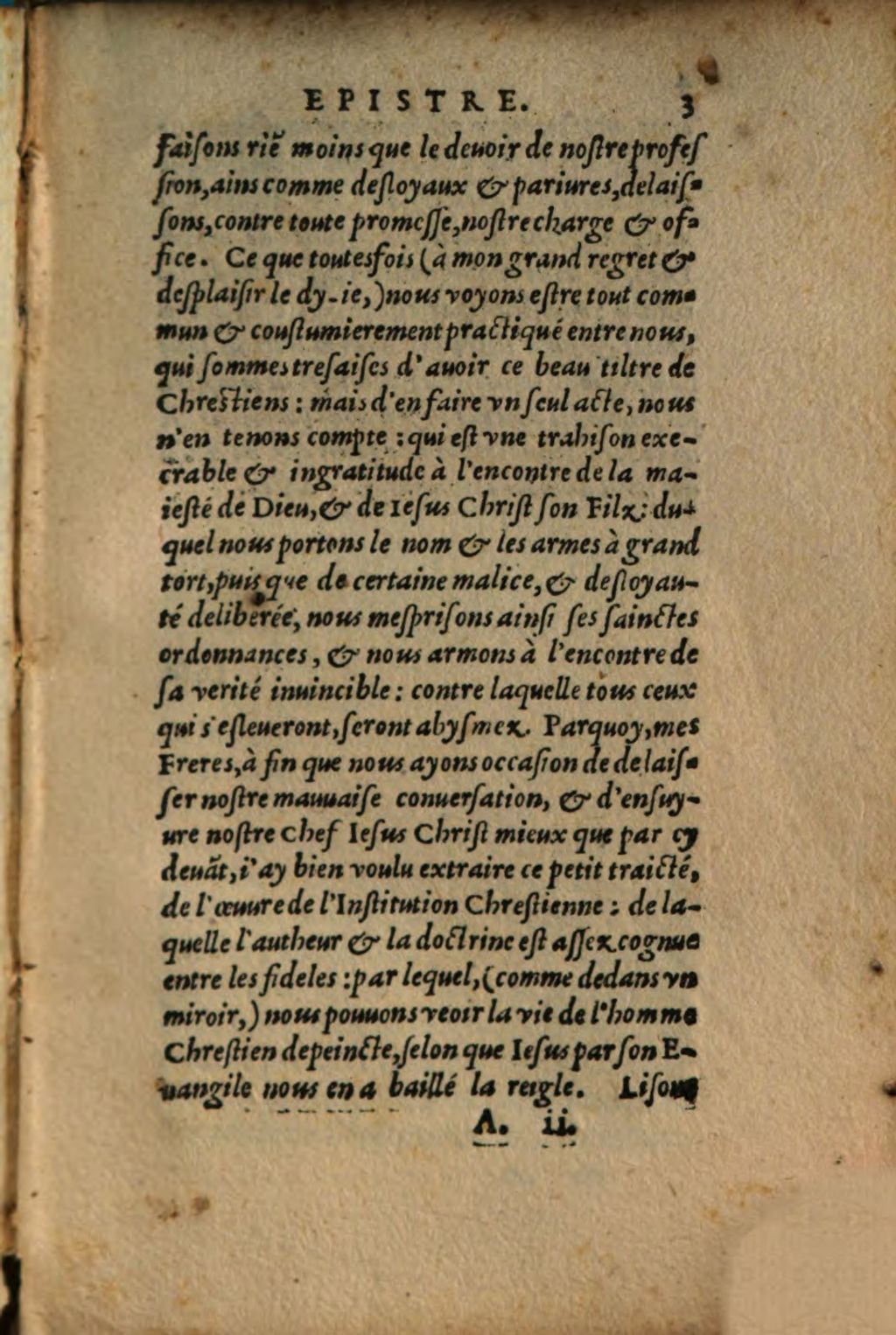 Cover of Traité tres excellent de la vie chrestienne