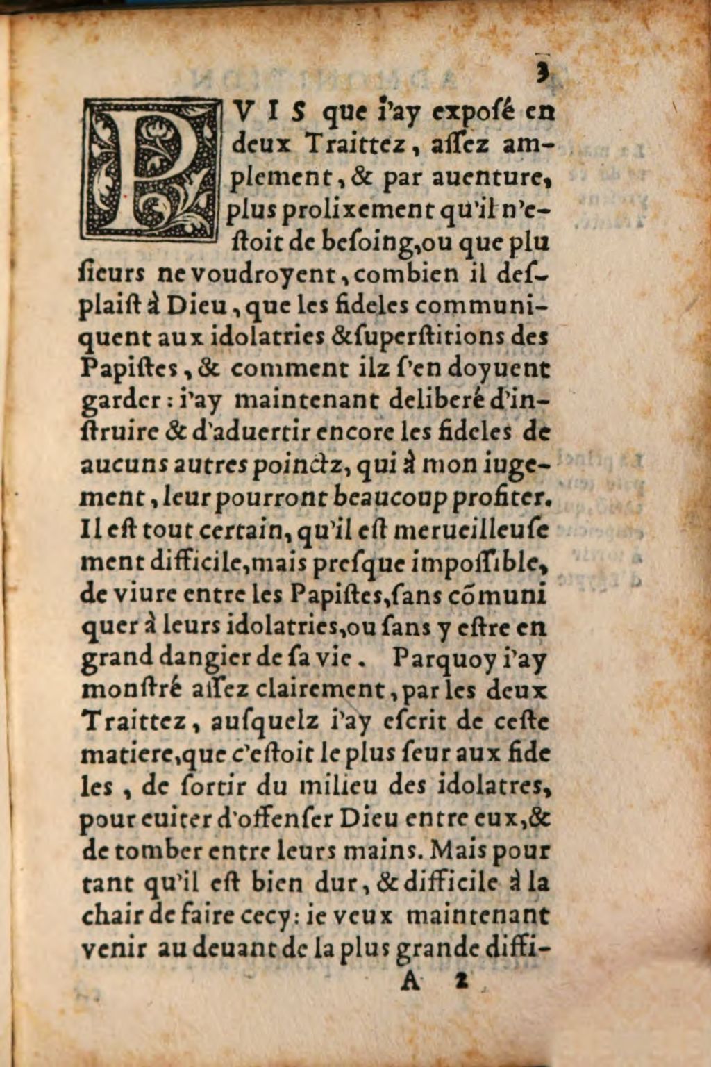 Cover of Admonition et consolation aux fideles
