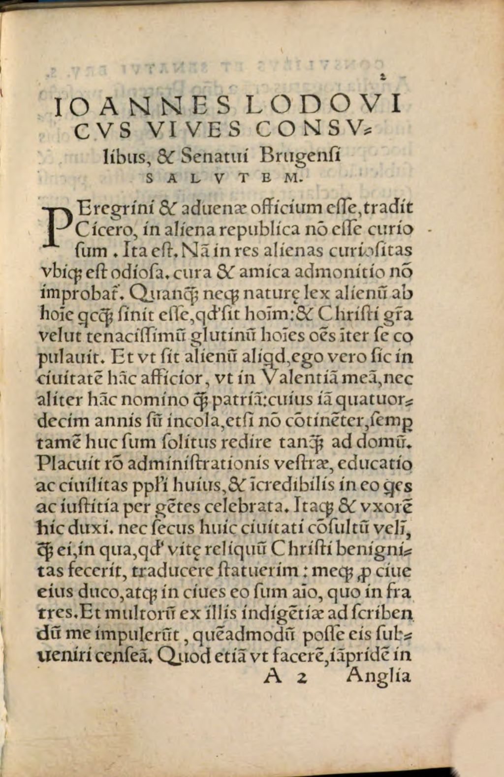 Cover of Ionnis Lodovici Vivis Valentini de Svbentione Pavpervm Libri II