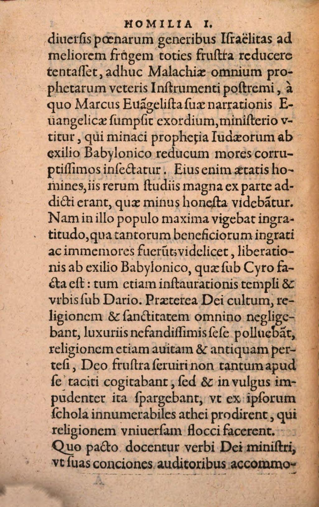 Cover of In Malachiam Novissimvm Veteris Testamenti Prophetam, F. Mathurii Quadrati Ebroici, sodalitij Franciscani, Doctoris Parisiensis Homiliae