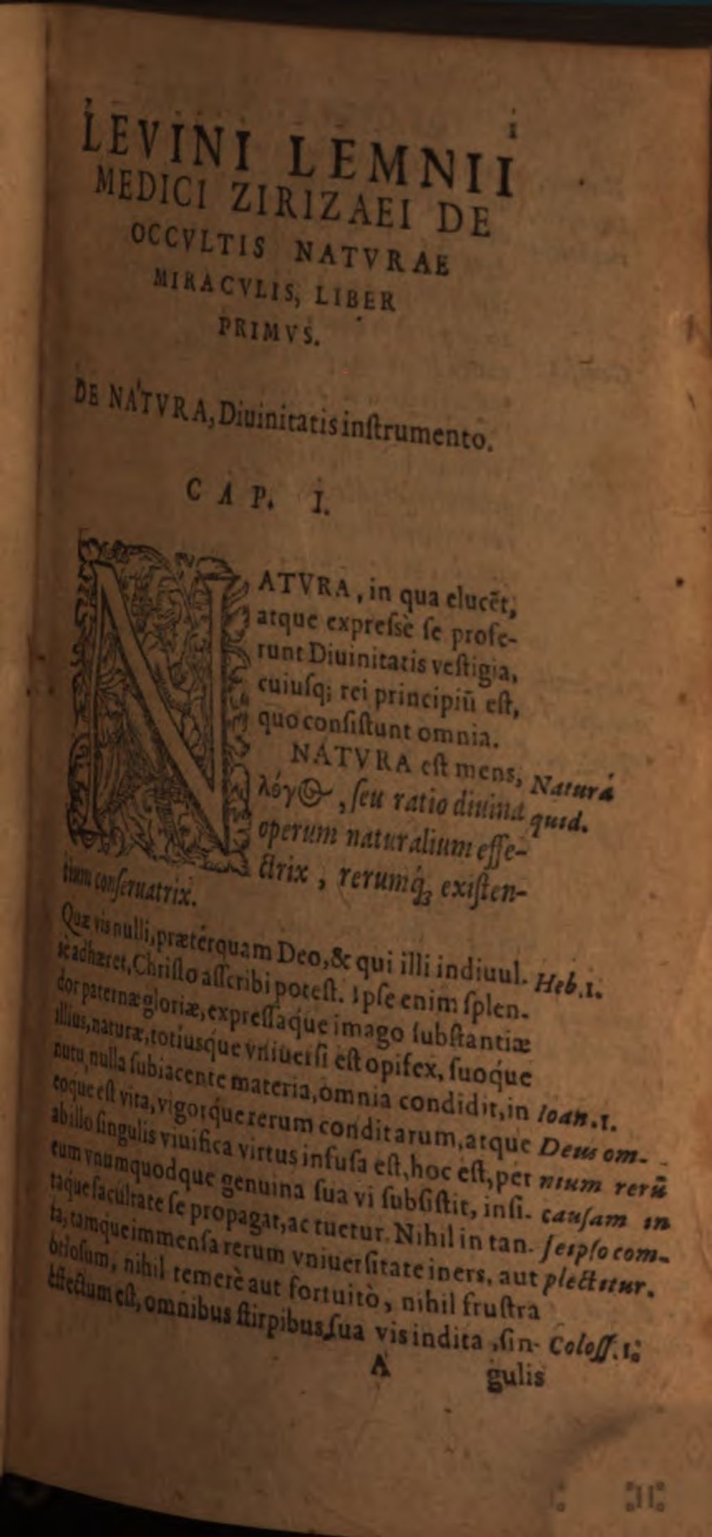 Cover of De miraculis occultis naturae
