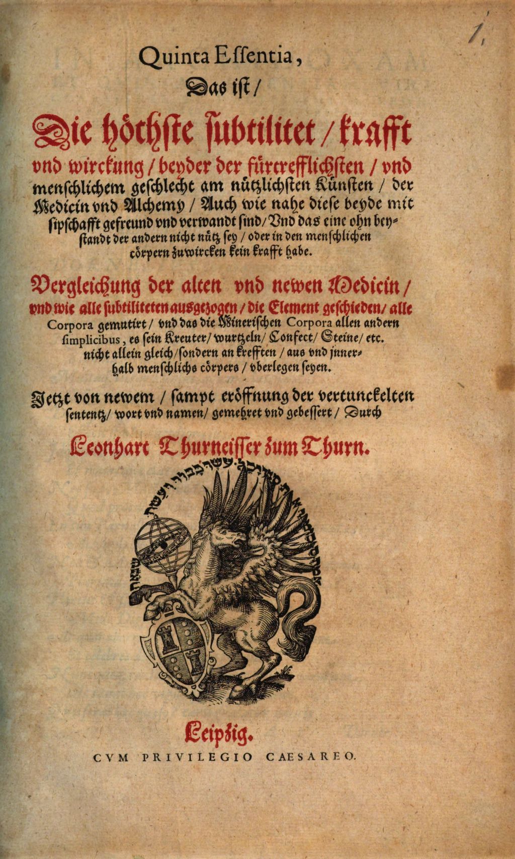 Cover of Quinta essentia