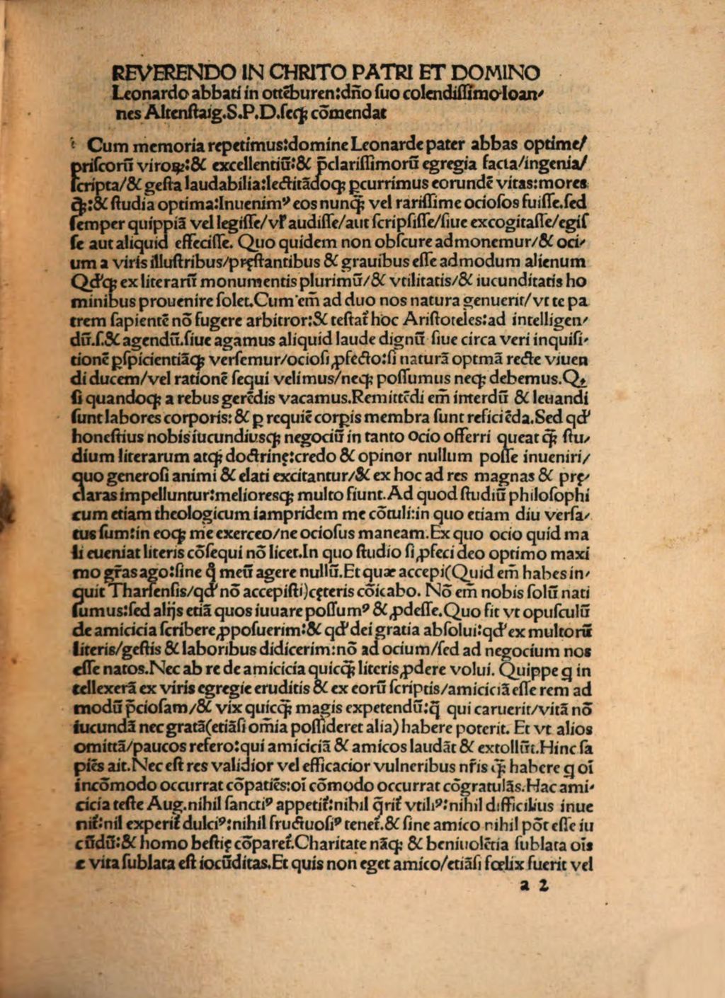 Cover of Opusculum de amicicia