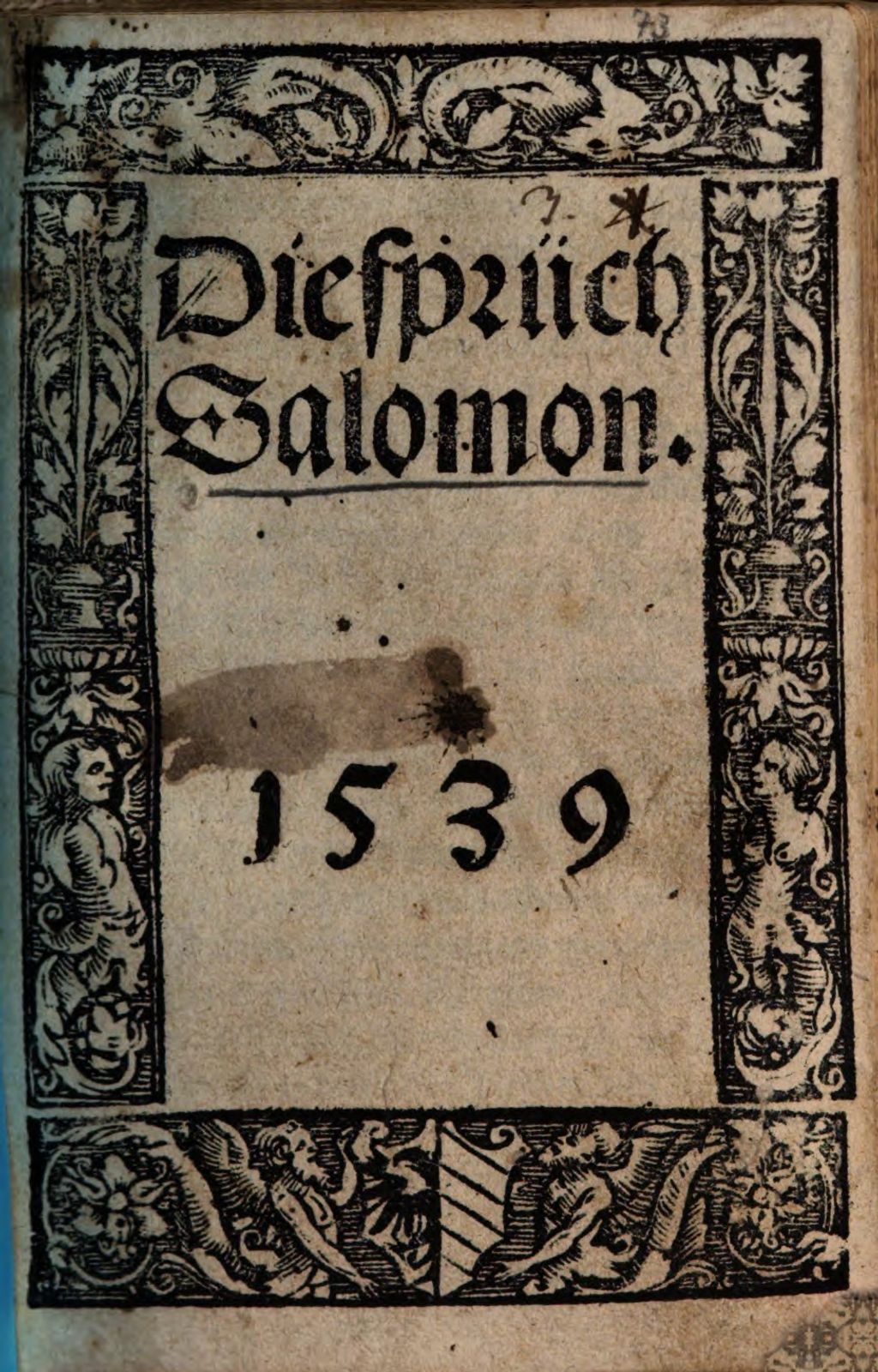Cover of Die Sprüche Salomons