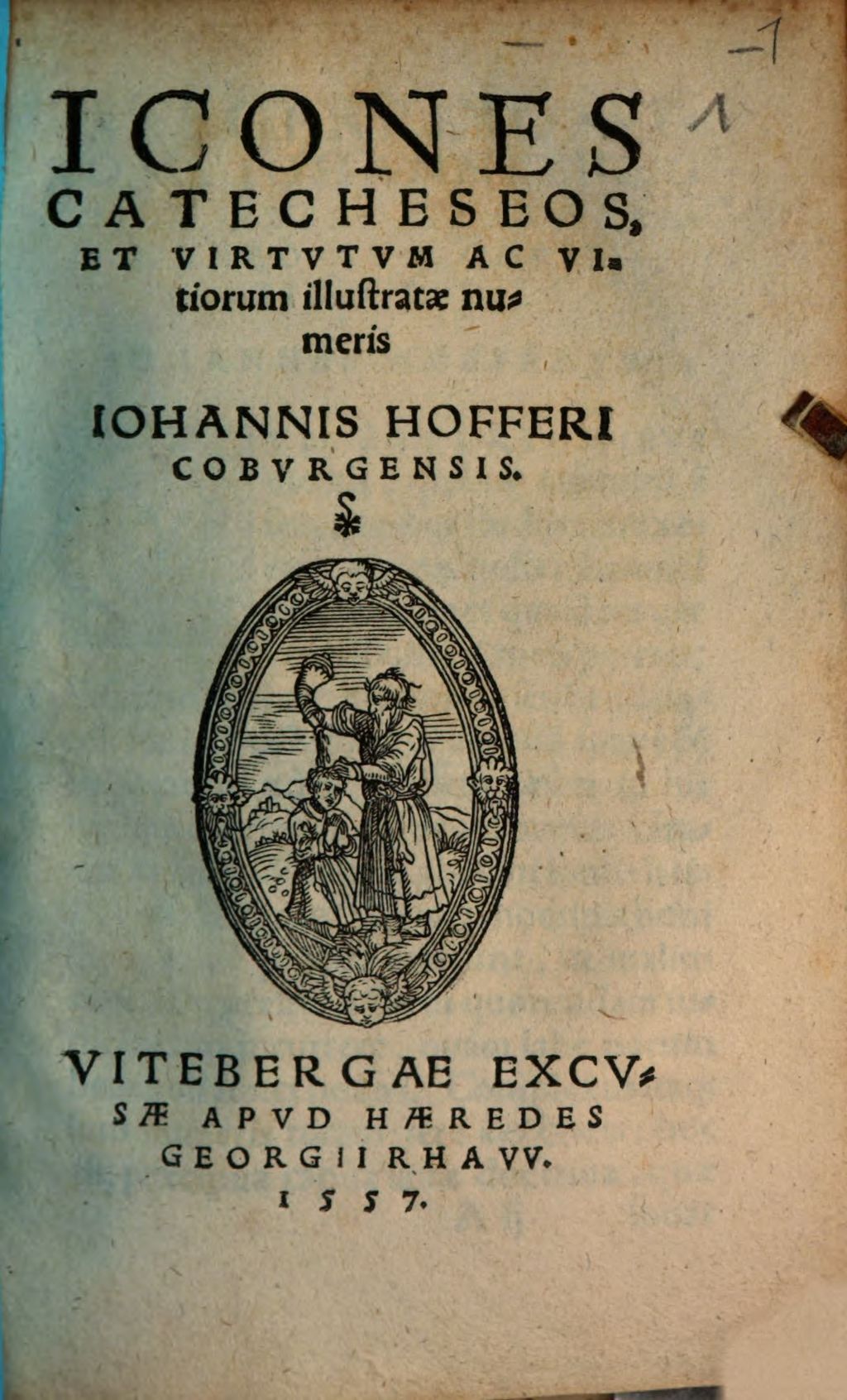Cover of Icones Catecheseos, Et Virtvtvm Ac Vitiorum illustratae numeris