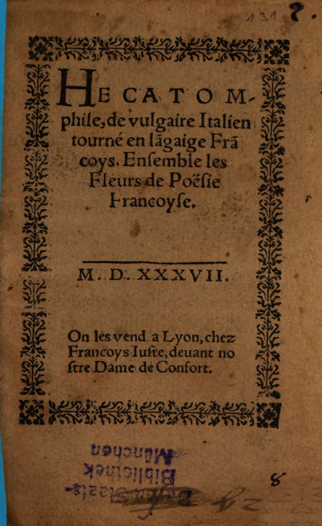 Cover of Hecatomphile