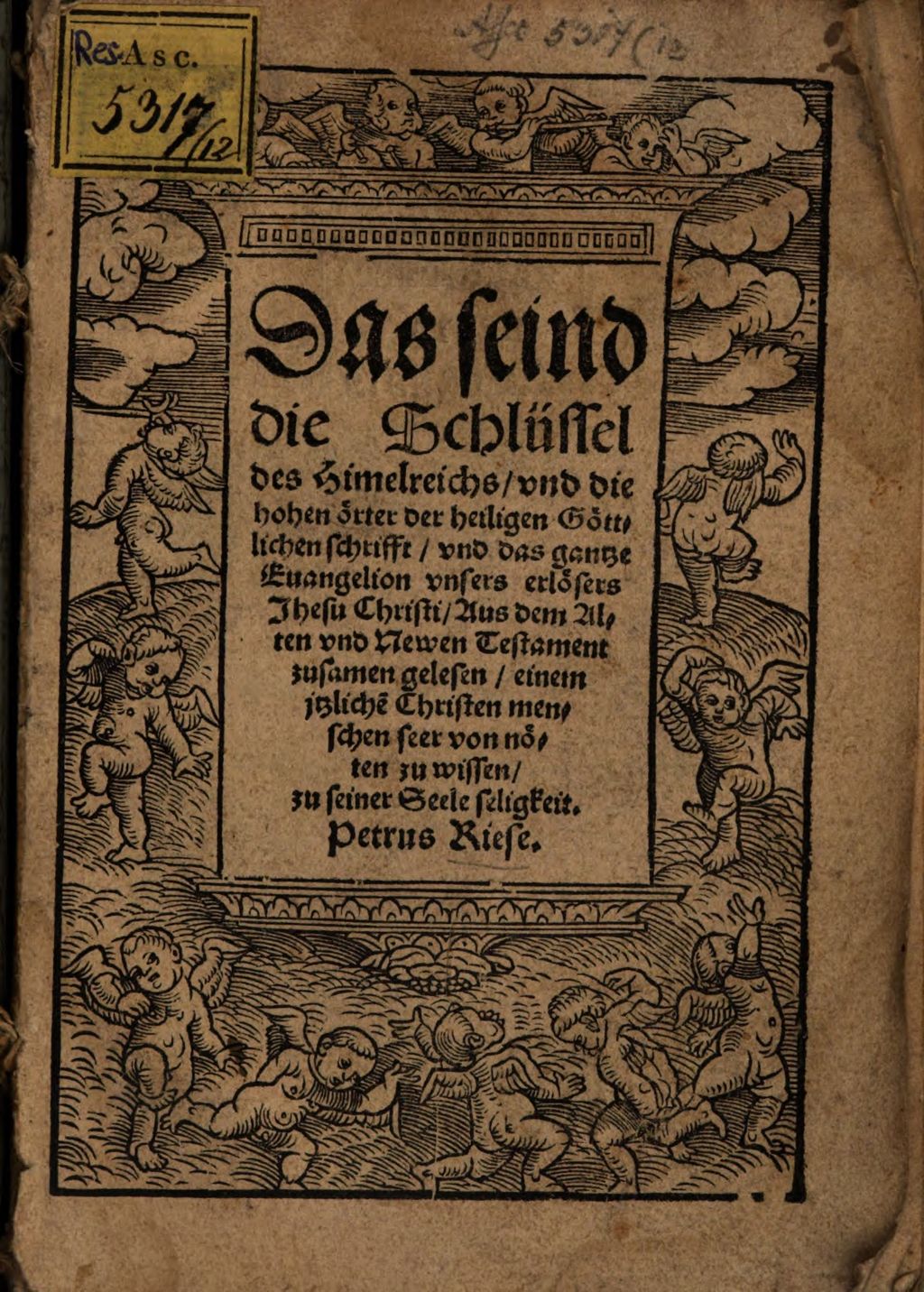Cover of Des seind die Schlüssel des Himmelreichs