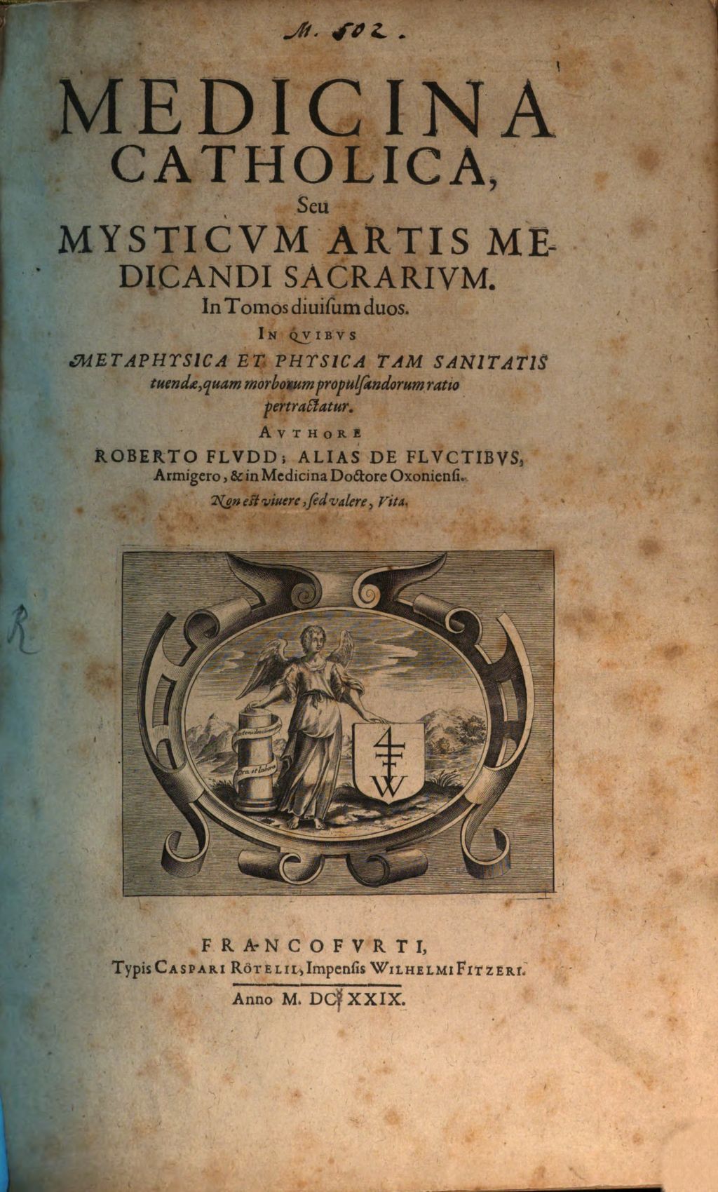 Cover of Medicina Catholica, Seu Mysticvm Artis Medicandi Sacrarivm