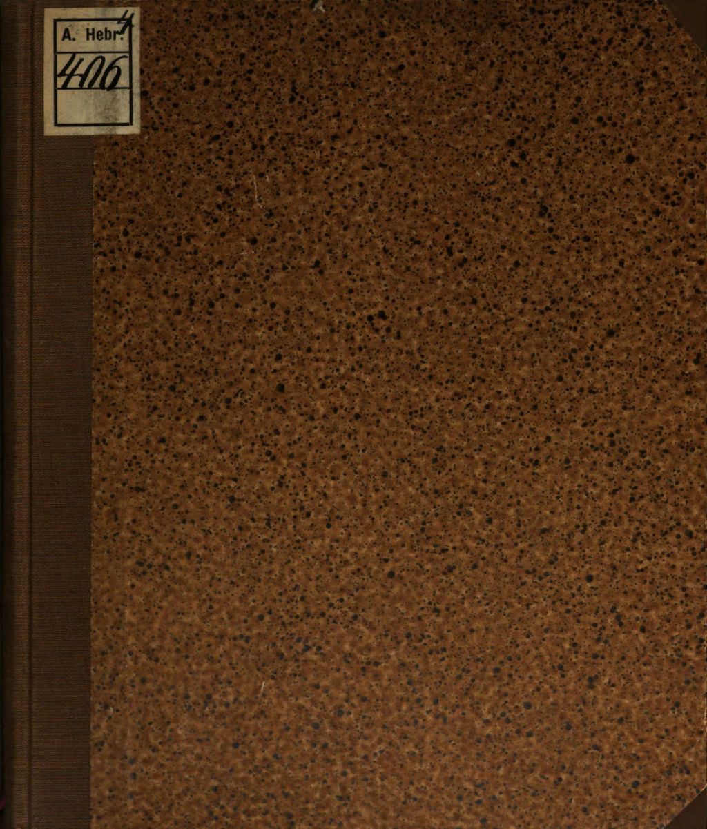 Cover of Zohar mi-Sefer ha- Zohar Sev Specimen Theologiae Soharicae