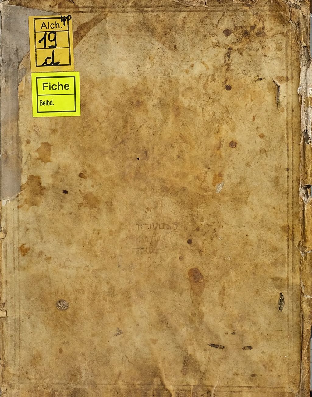 Cover of Osvaldi Crollii Vett: Basilica Chymica oder Alchymistisch Königlich Kleynod