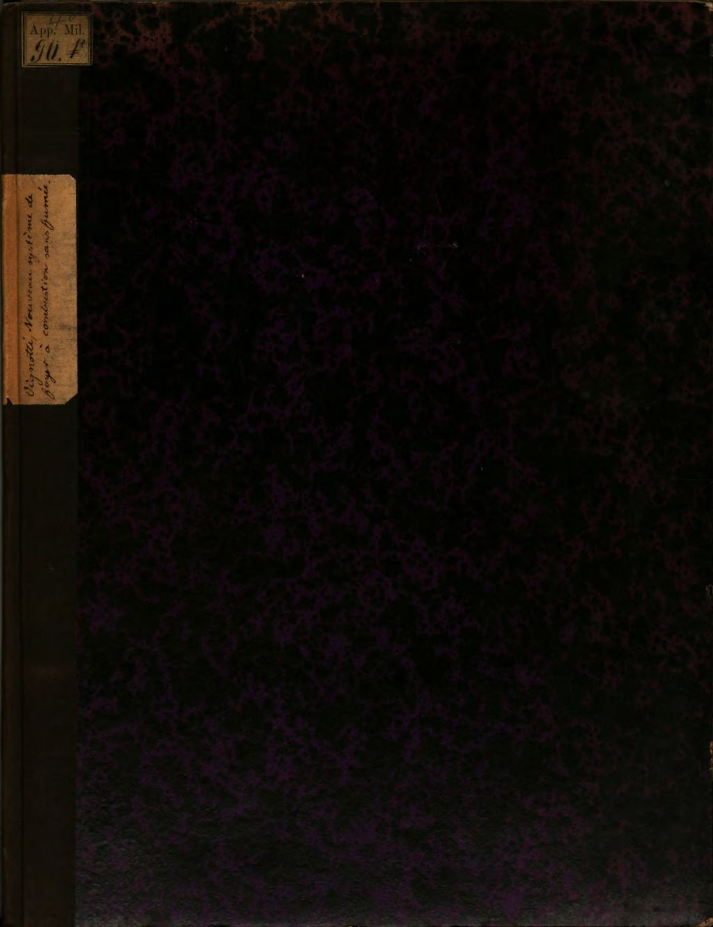 Cover of Nouveau système de foyer a combustion sans fumée de M. Duméry, Ingénieur civil: communication à l'academie impériale de Metz faite dans la séance du 26. Mai 1858