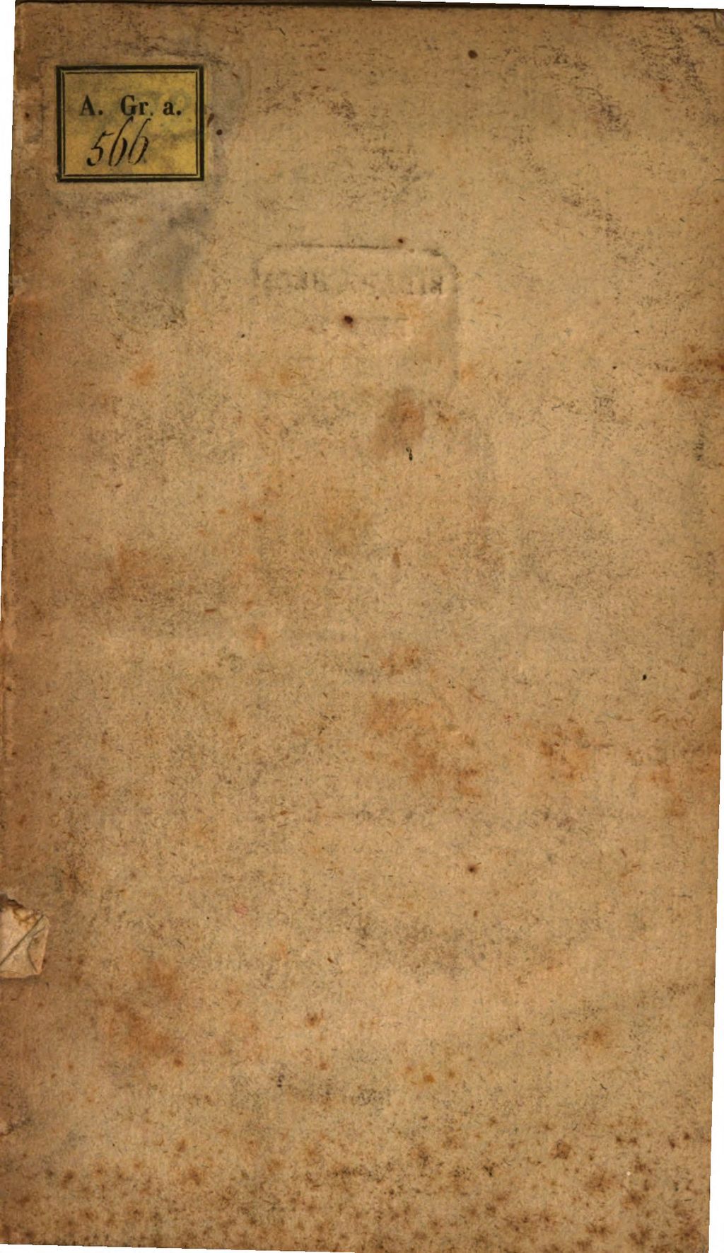 Cover of Thomae Tyrwhitt Dissertatio De Babrio Fabularum Aesopearum Scriptore